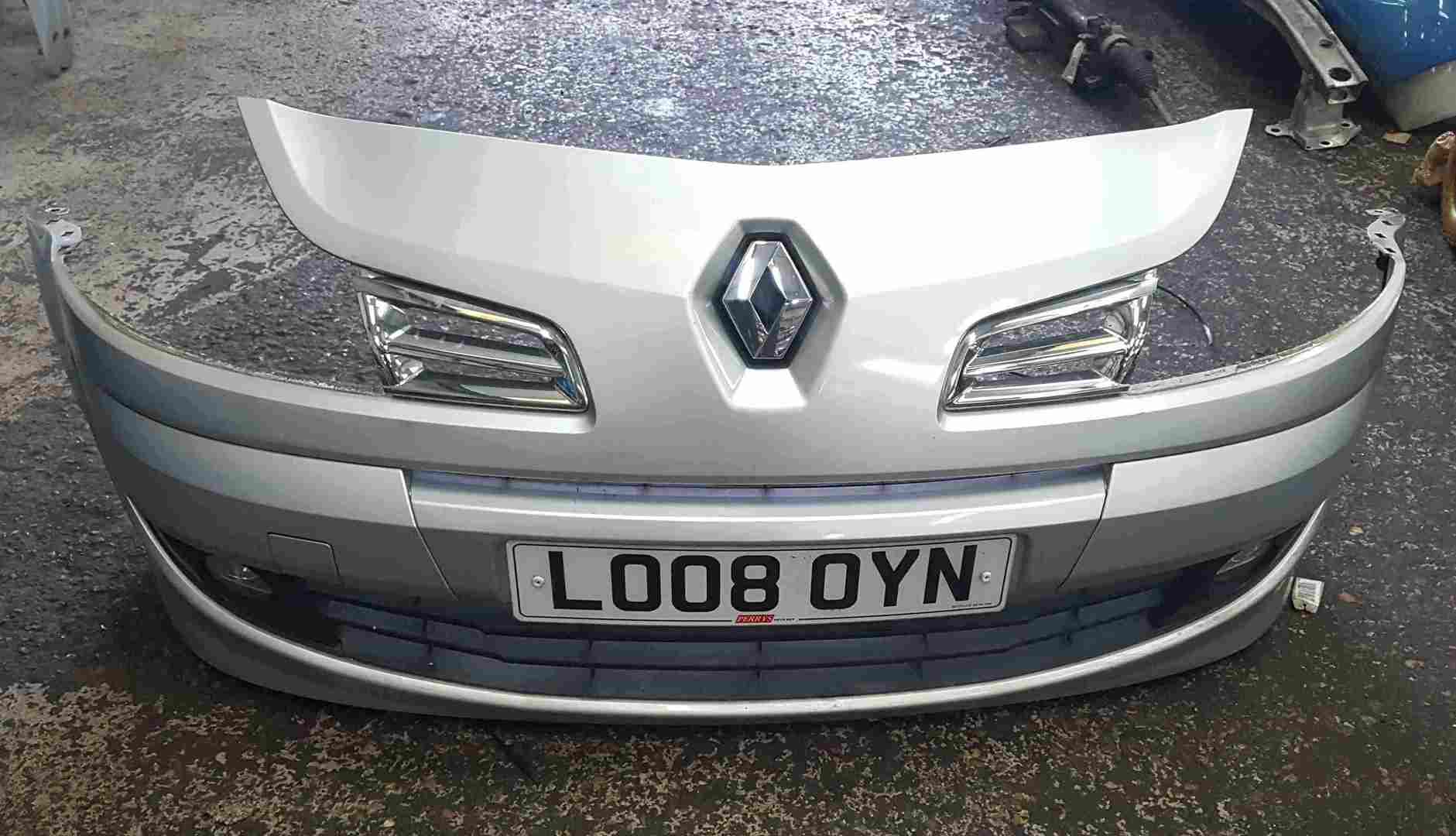 Renault Grand Modus 2008-2012 Front Bumper Silver TED69