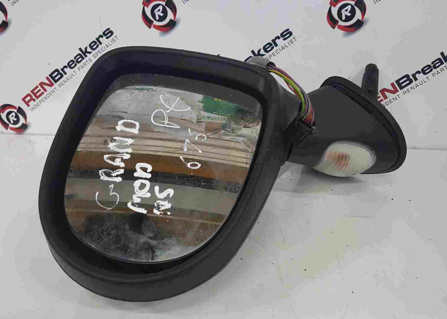 Thumb 2 Renault Grand Modus 2008-2012 Passenger NS Wing Mirror Black 676 FOLDING