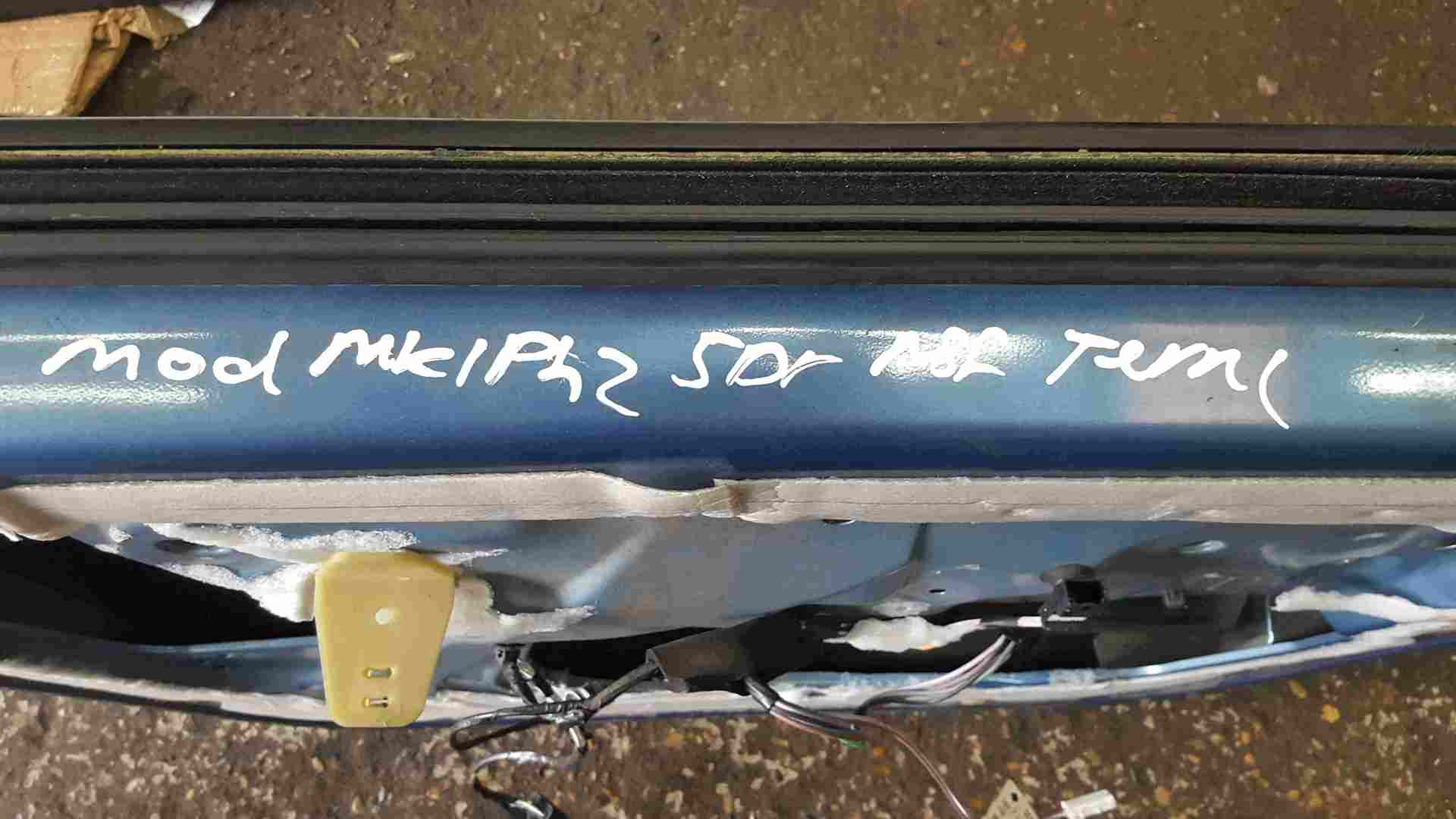 Thumb 2 Renault Grand Modus 2008-2012 Passenger NSF Front Door Blue TERNL