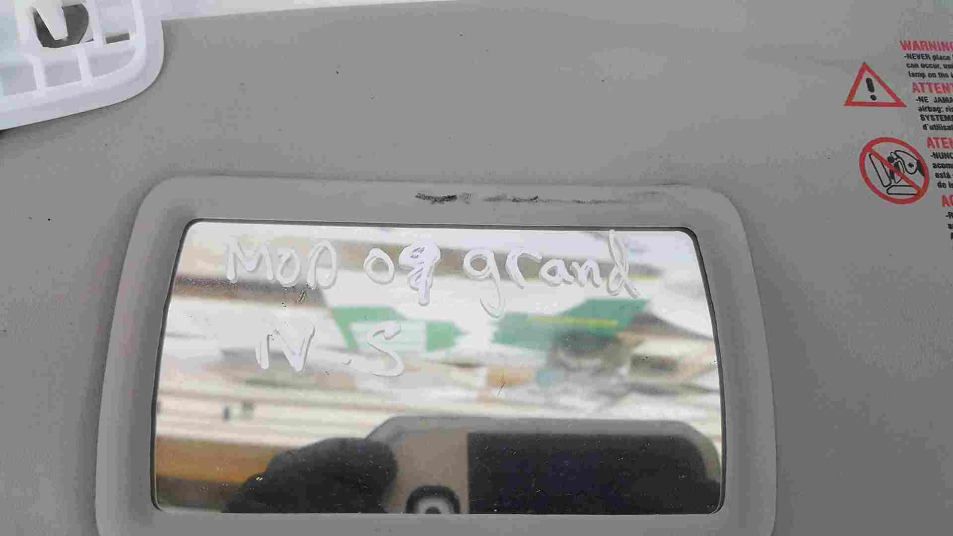 Thumb 2 Renault Grand Modus 2008-2012 Passenger NSF Front Sun Visor