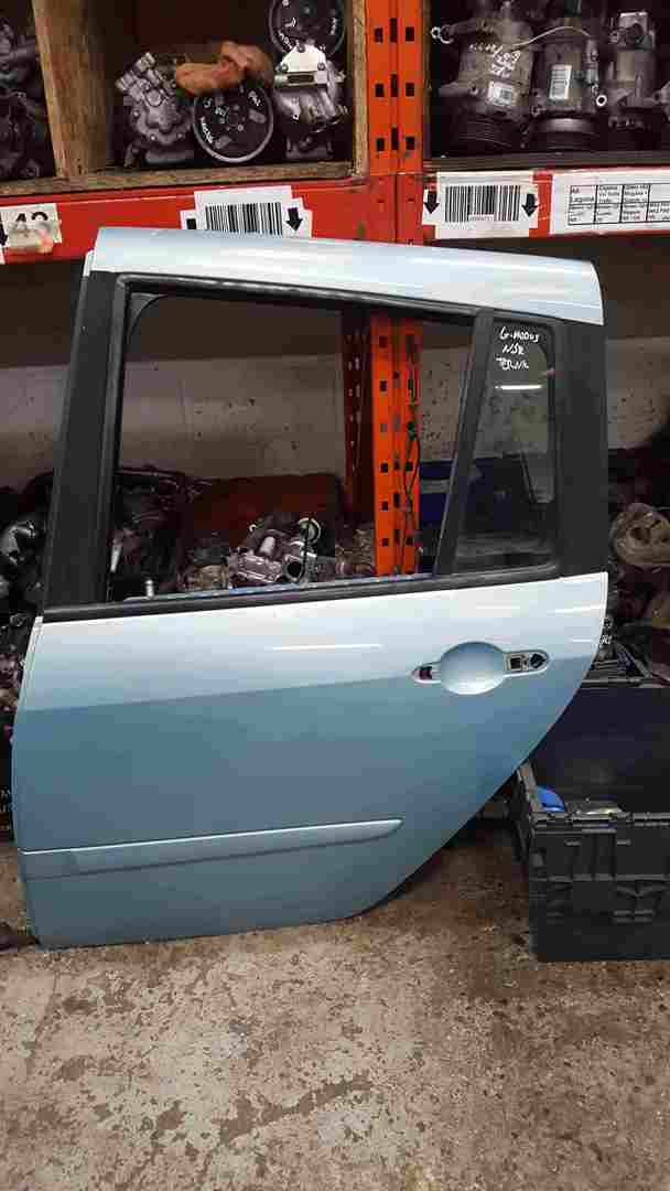 Thumb 2 Renault Grand Modus 2008-2012 Passenger NSR Rear Door Aqua Blue TERNK