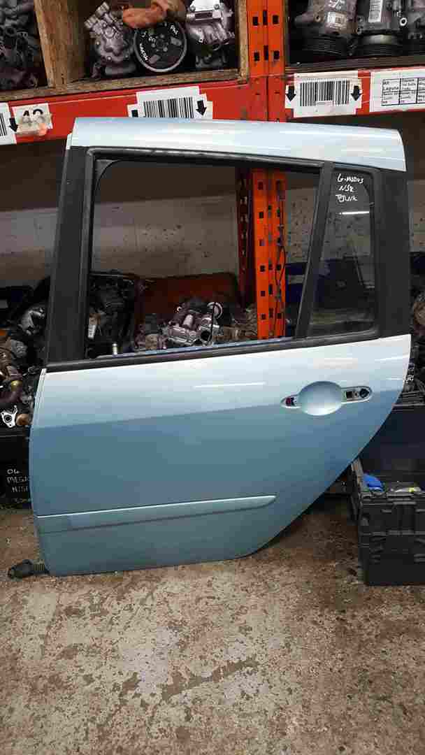 Renault Grand Modus 2008-2012 Passenger NSR Rear Door Aqua Blue TERNK