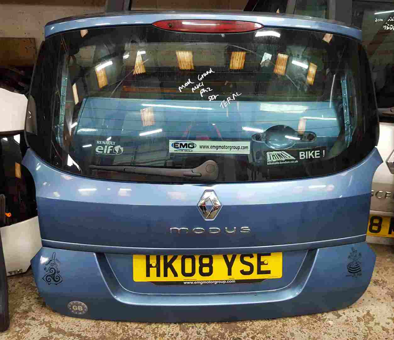Renault Grand Modus 2008-2012 Rear Tailgate Boot Blue TERNL