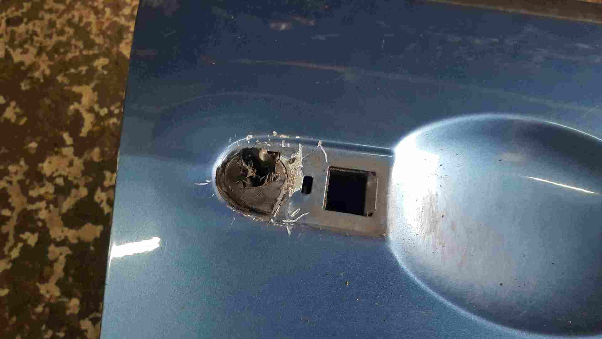 Thumb 2 Renault Grand Modus 2008-2012 Drivers OSF Front Door Blue TERNL