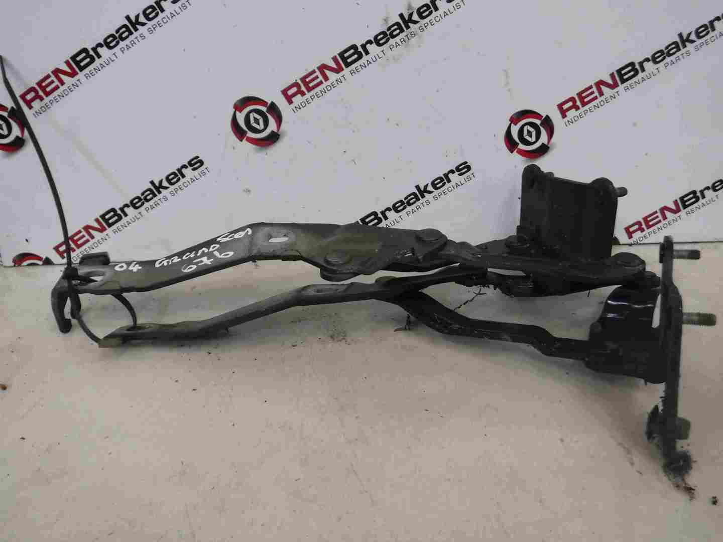 Renault Grand Scenic 2003-2009 Bonnet Hinges Black 676