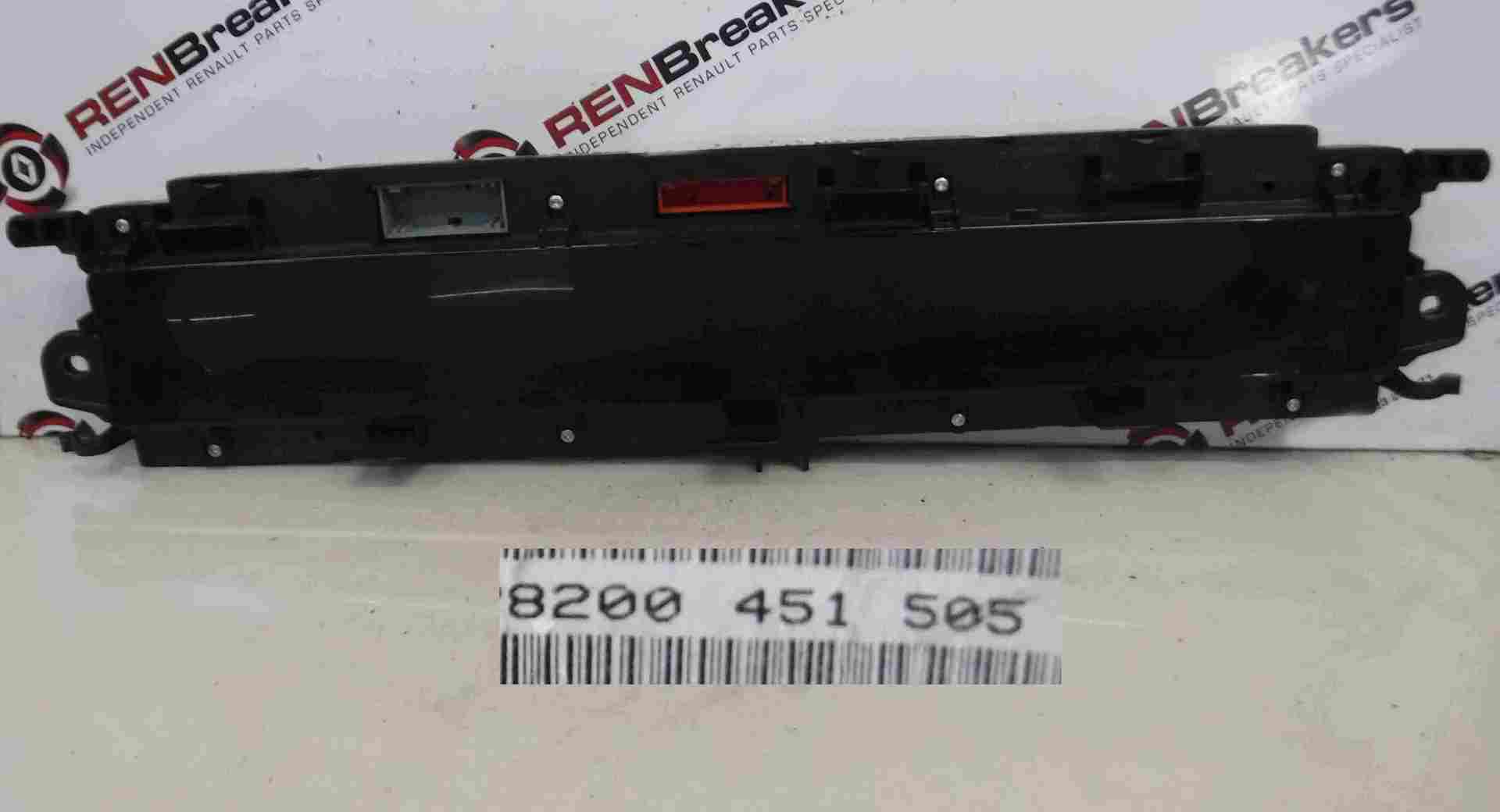 Renault Scenic 2003-2009 Dashboard Instrument Panel Clocks 378K 8200451505