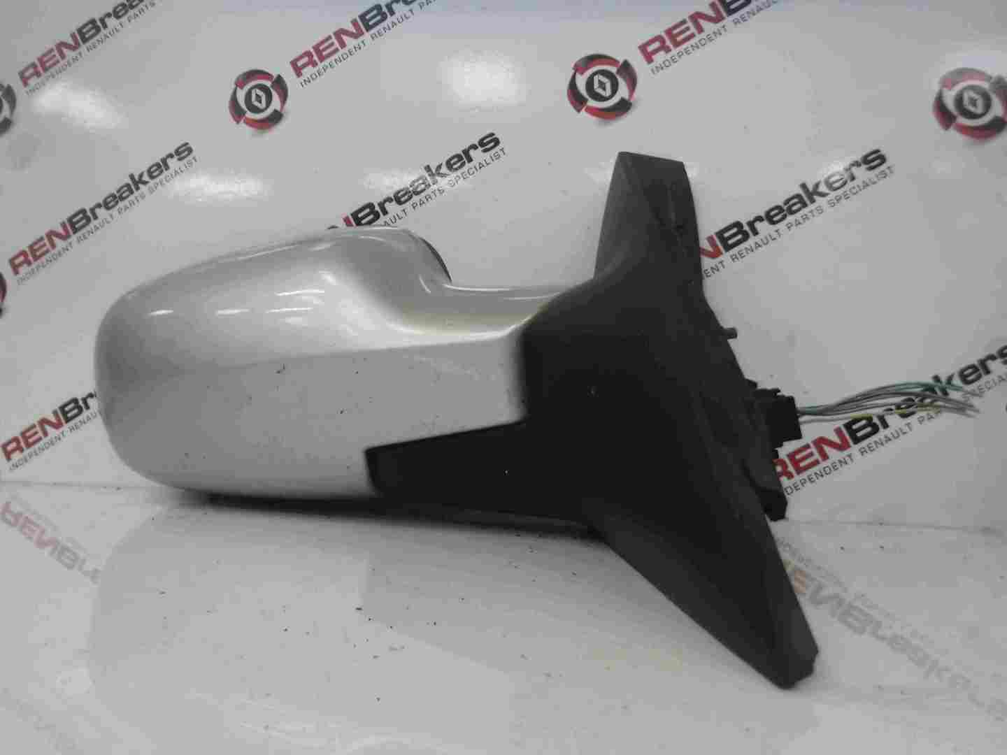 Renault Grand Scenic 2003-2009 Drivers OS Wing Mirror Silver TED69
