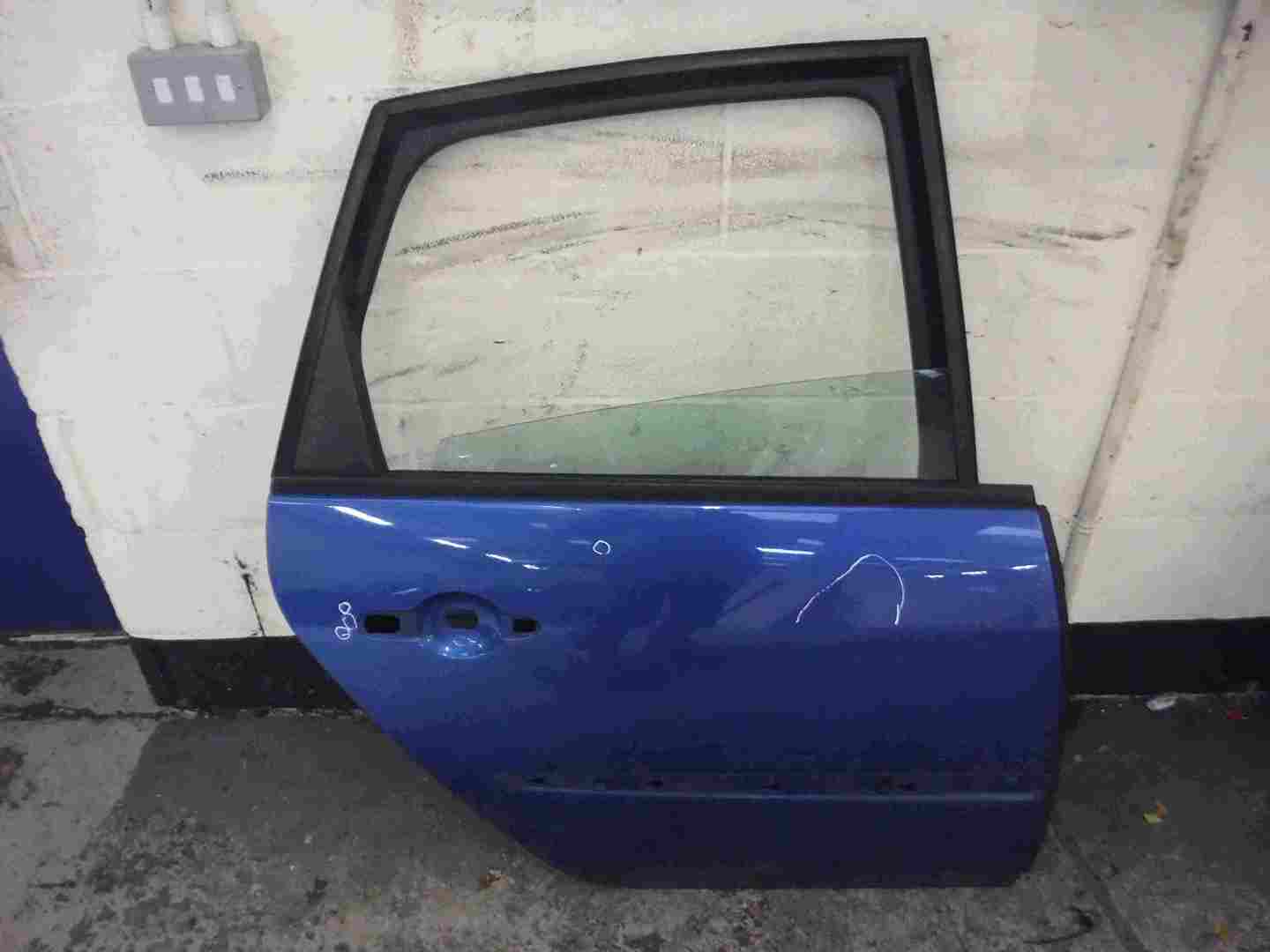 Renault Grand Scenic 2003-2009 Drivers OSR Rear Door Blue TEI45 TE145
