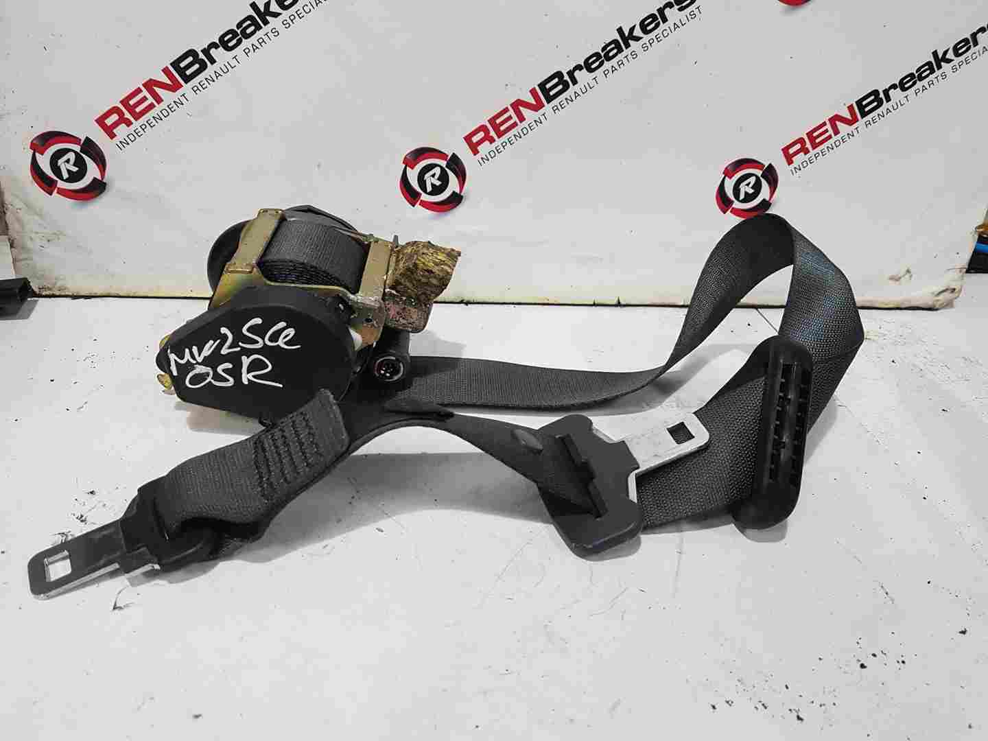 Renault Grand Scenic 2003-2009 Drivers OSR Rear Seat Belt pretention 8200309223