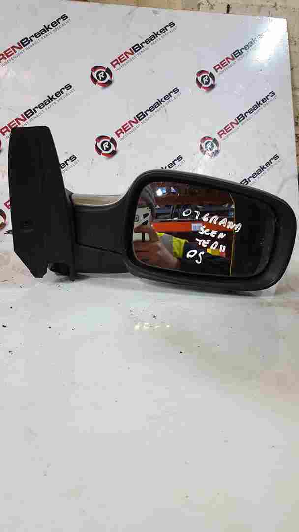 Renault Grand Scenic 2003-2009 Drivers Os Wing Mirror Beige Ted11