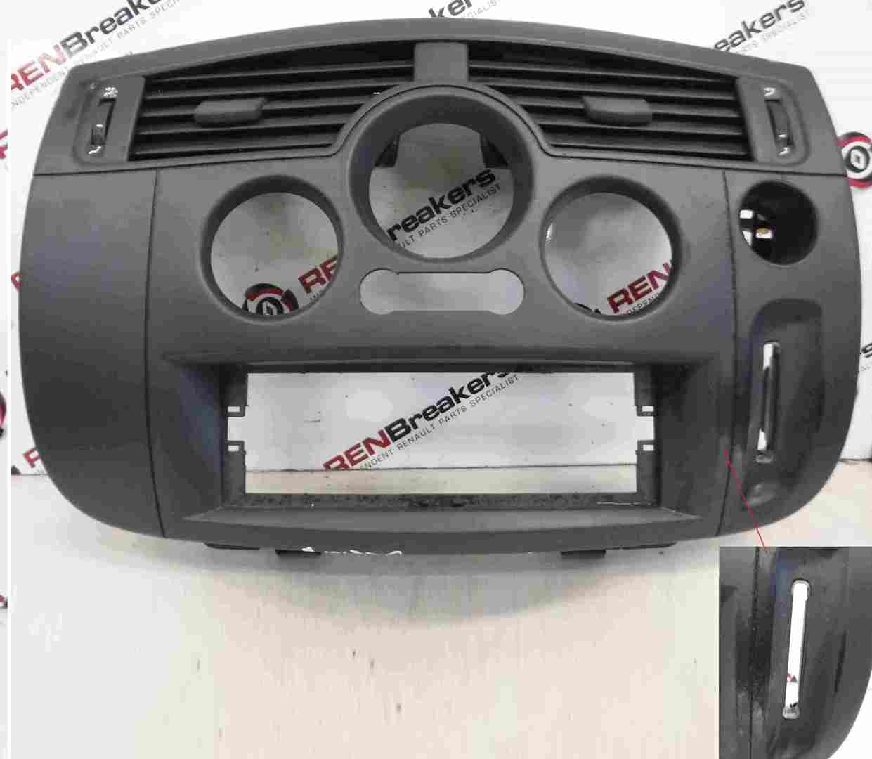 Renault Grand Scenic 2003-2009 Heater Controls Surround Plastic Heater Vents