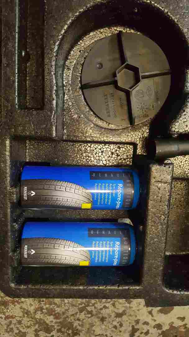Thumb 5 Renault Grand Scenic 2003-2009 Jack SET Foam Repair KIT