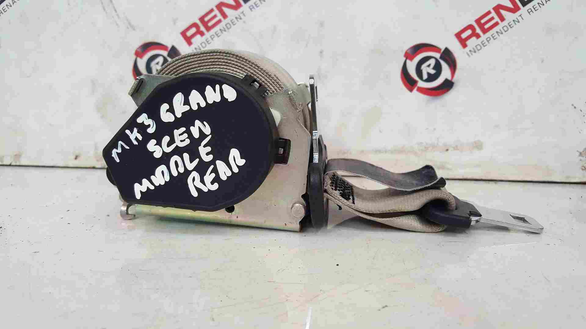Thumb 6 Renault Grand Scenic 2003-2009 Rear Middle Seat Belt Light Colour 888507366R