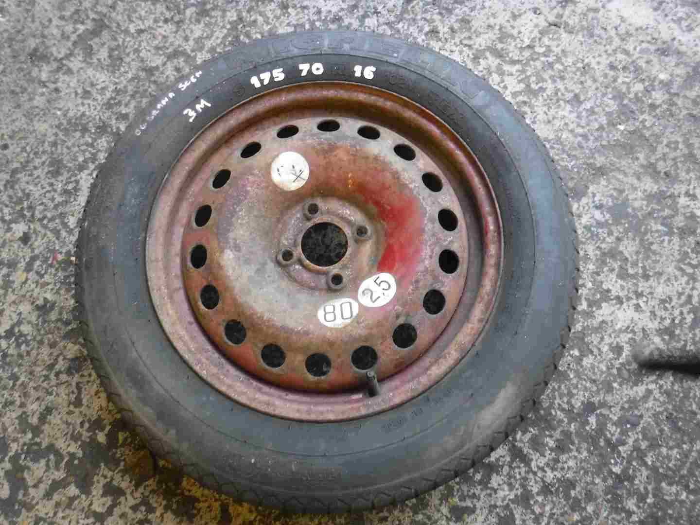 Renault Grand Scenic 2003-2009 Space Saver Spare Wheel + Tyre 175 70 16 3mm