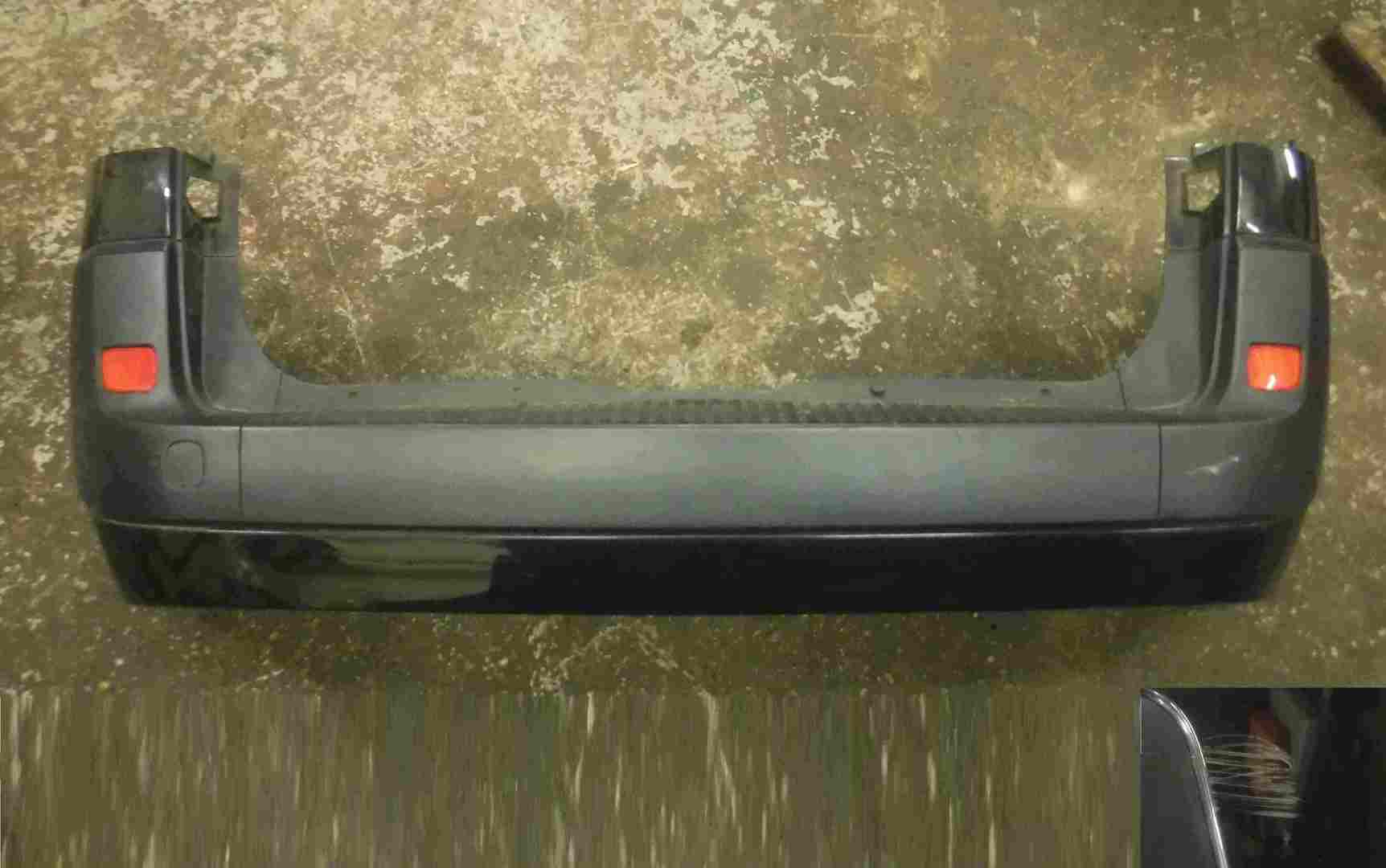 Renault Grand Scenic 2006-2009 Rear Bumper Black 676