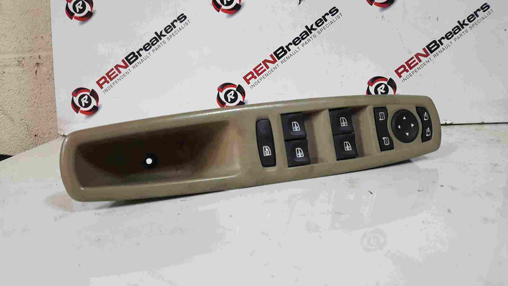 Renault Grand Scenic 2009-2013 Drivers OSF Front Window Switch Folding Mirrors