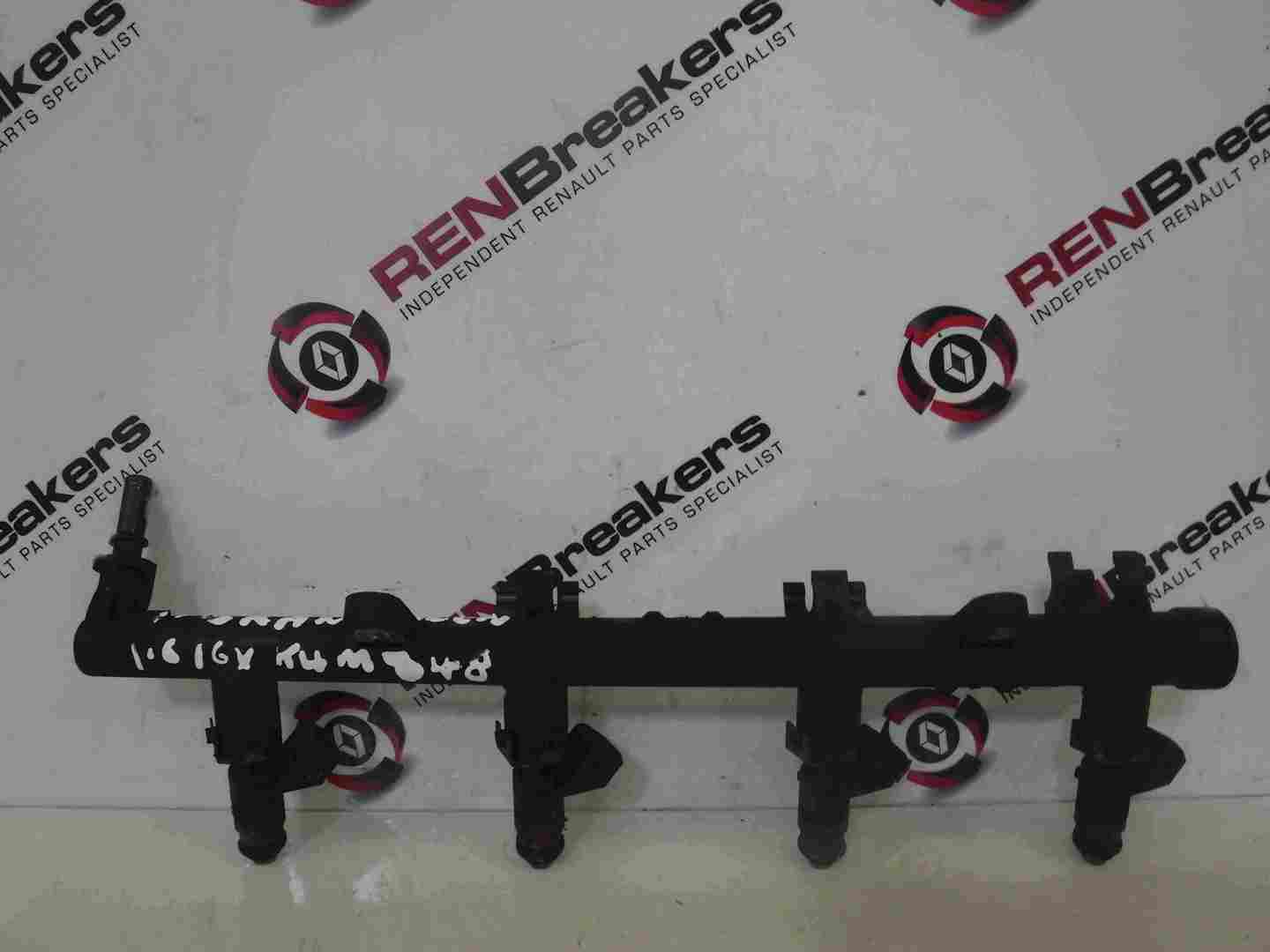Renault Grand Scenic 2009-2016 1.6 16v Fuel Injectors X4 Set + Rail K4M 848