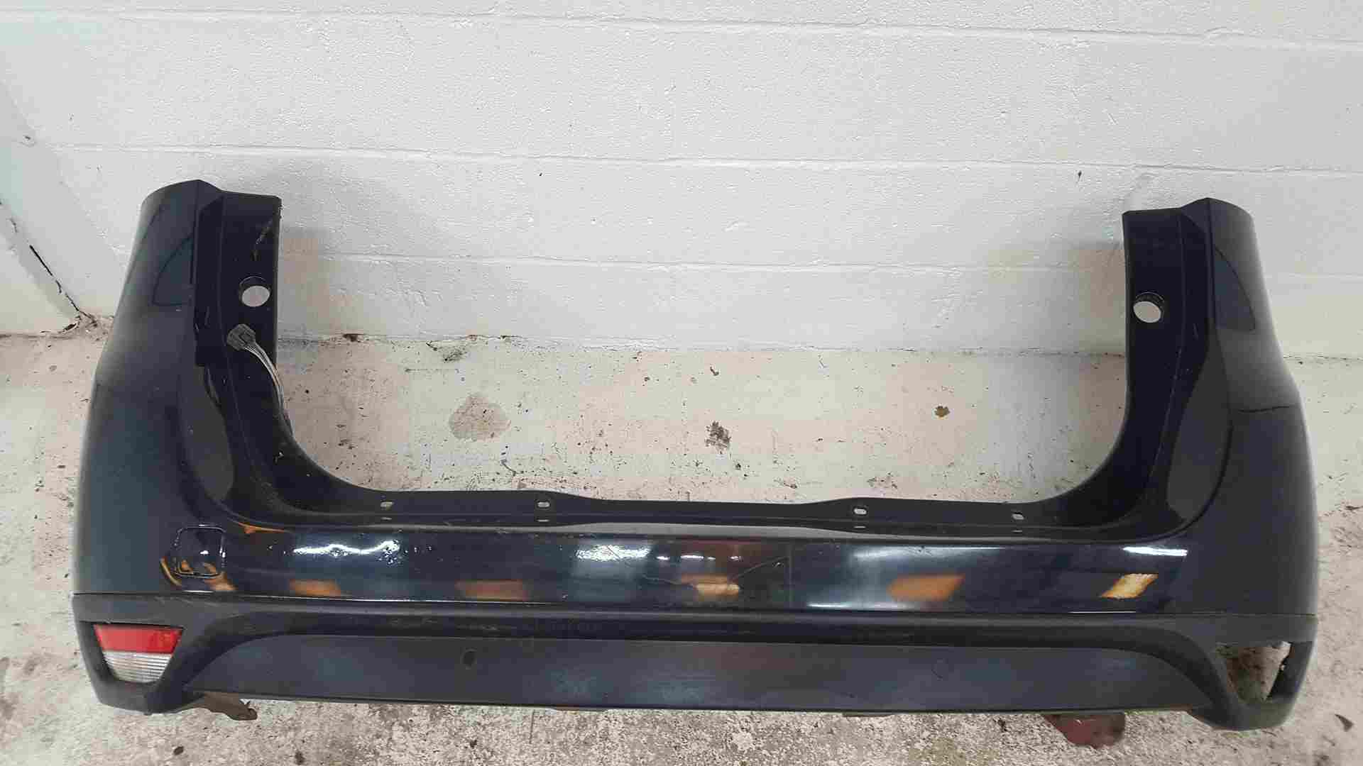 Renault Grand Scenic MK3 2009-2013 Rear Bumper Black TEGNE + Reverse Sensors