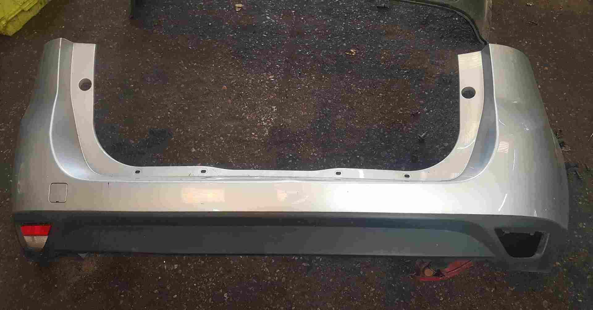 Renault Grand Scenic MK3 2009-2013 Rear Bumper Silver TED69