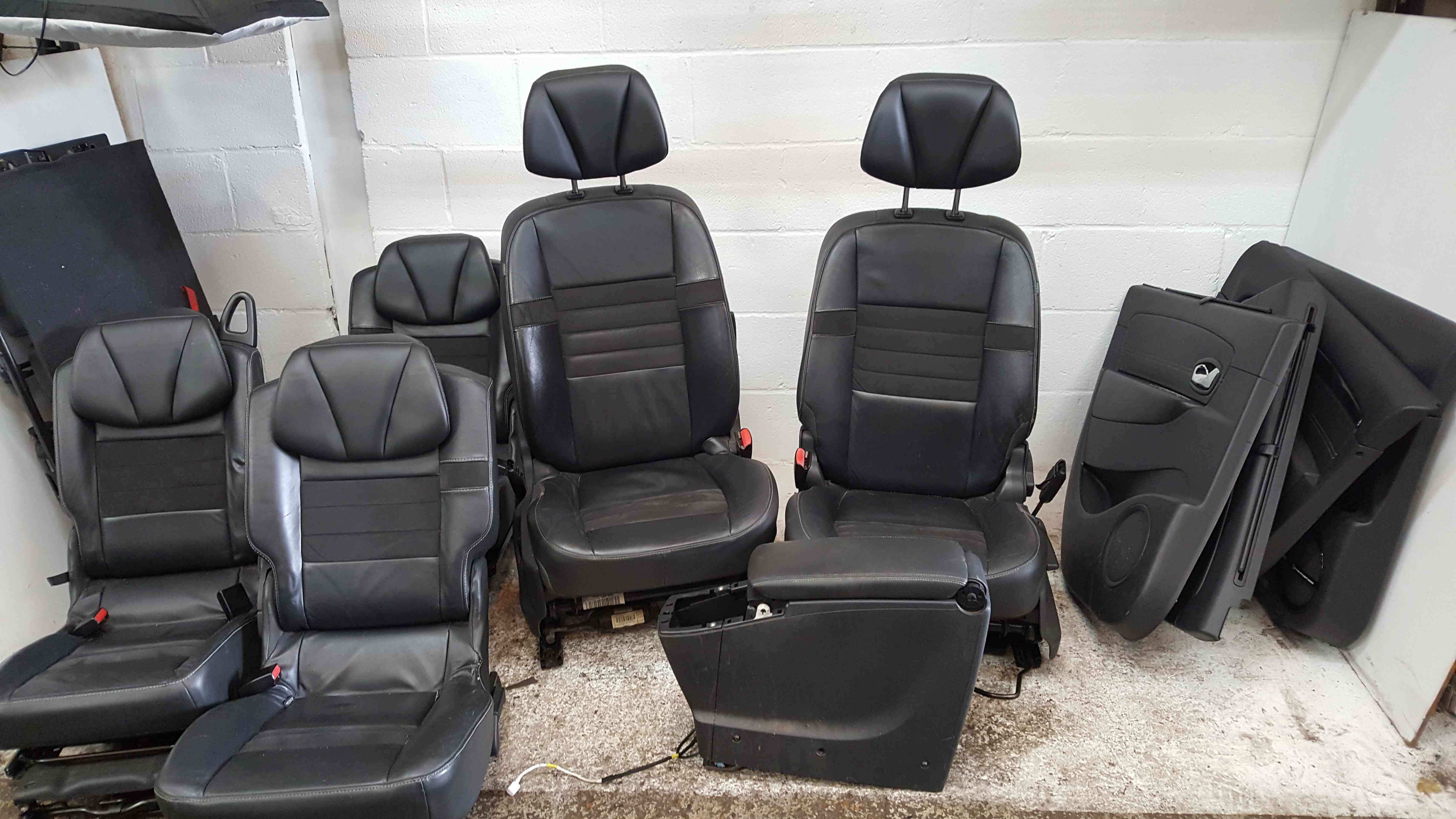 Renault Grand Scenic MK3 2009-2016 Leather Suede SET Seats Chairs Bench Cards 