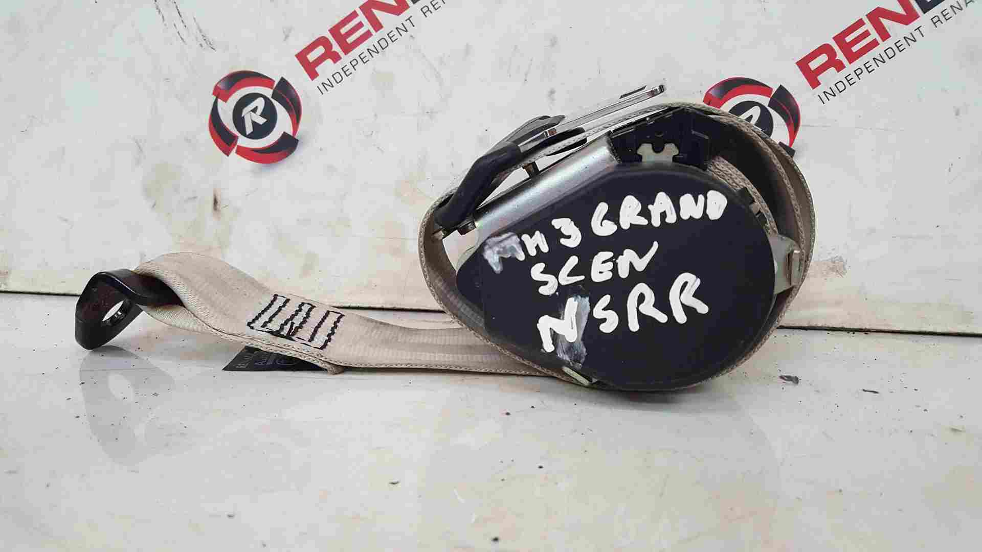 Renault Grand Scenic MK3 2009-2016 Passenger NSR Rear Boot Seat Belt 898417238R