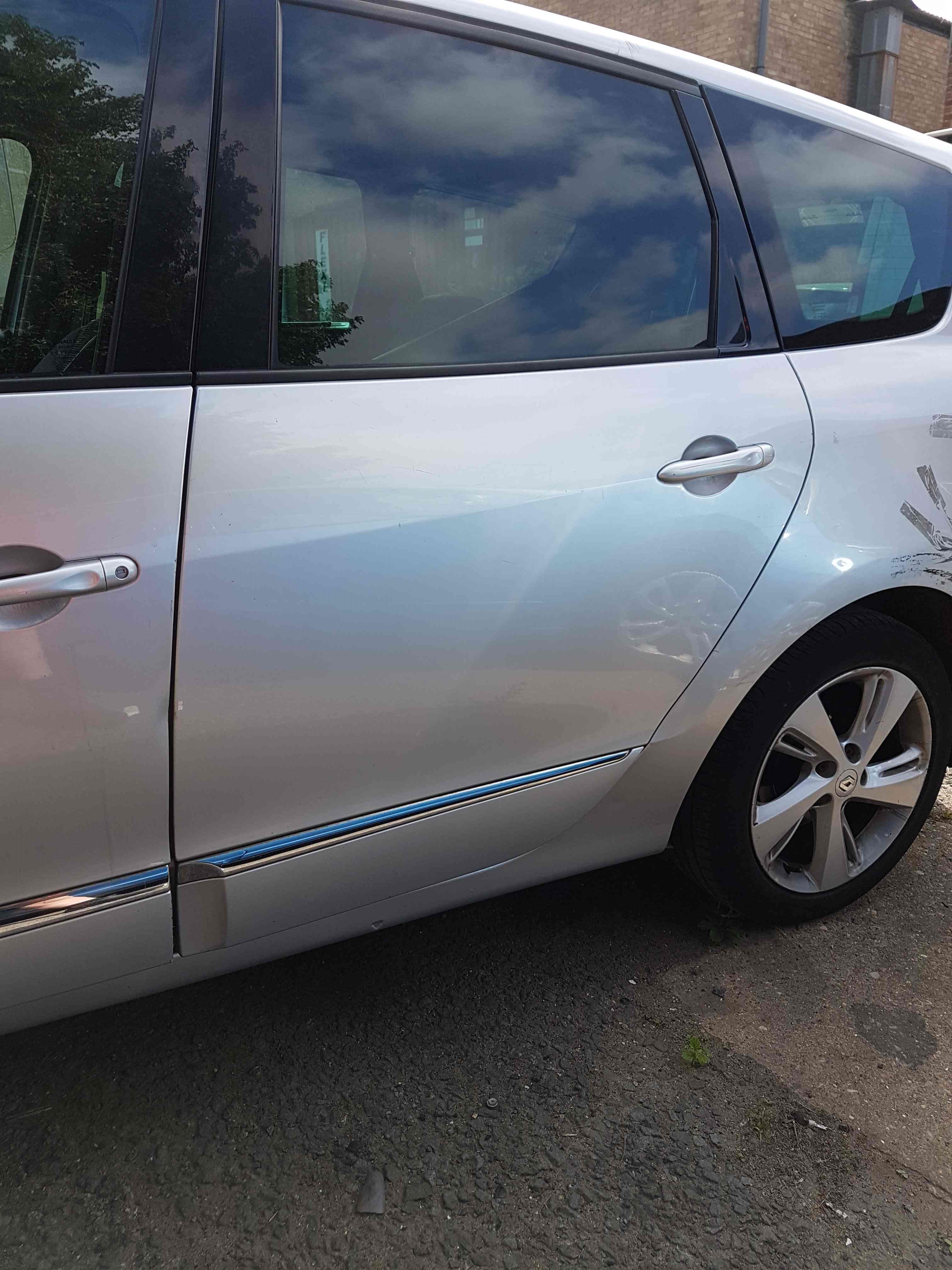 Thumb 2 Renault Grand Scenic MK3 2009-2016 Passenger NSR Rear Door Silver Ted69