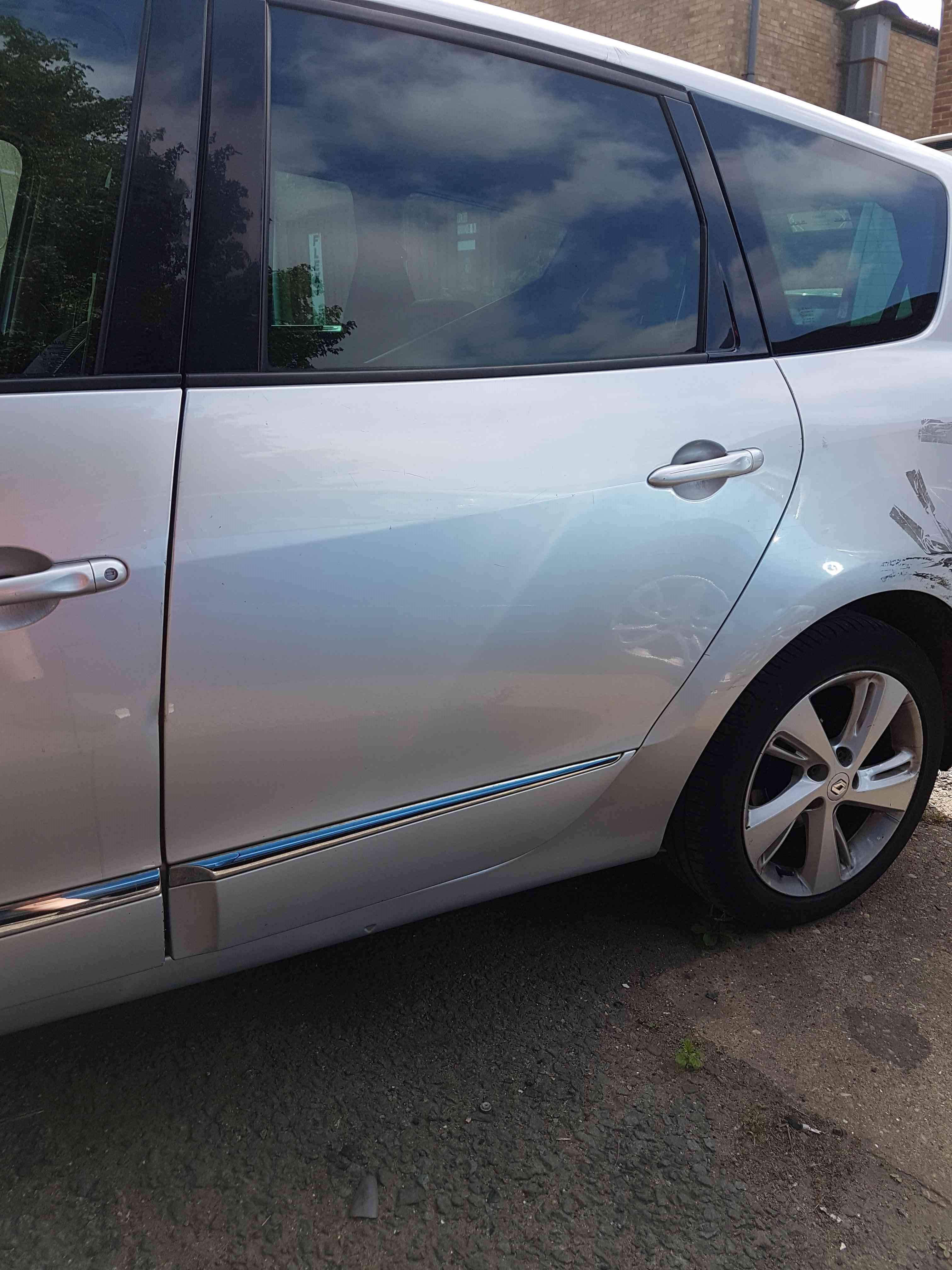 Thumb 3 Renault Grand Scenic MK3 2009-2016 Passenger NSR Rear Door Silver Ted69