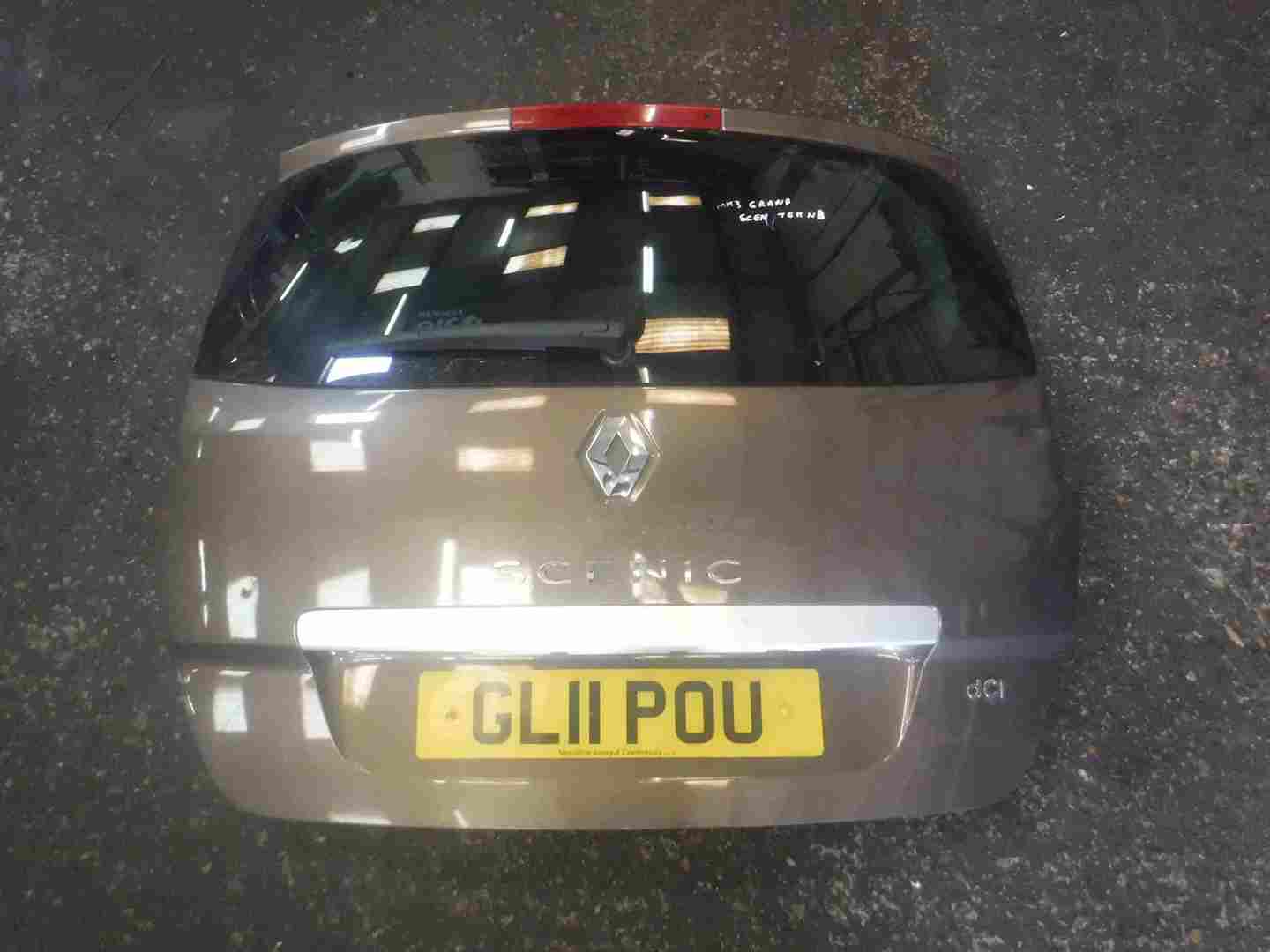Renault Grand Scenic MK3 2009-2016 Rear Boot Tailgate Brown TECNB