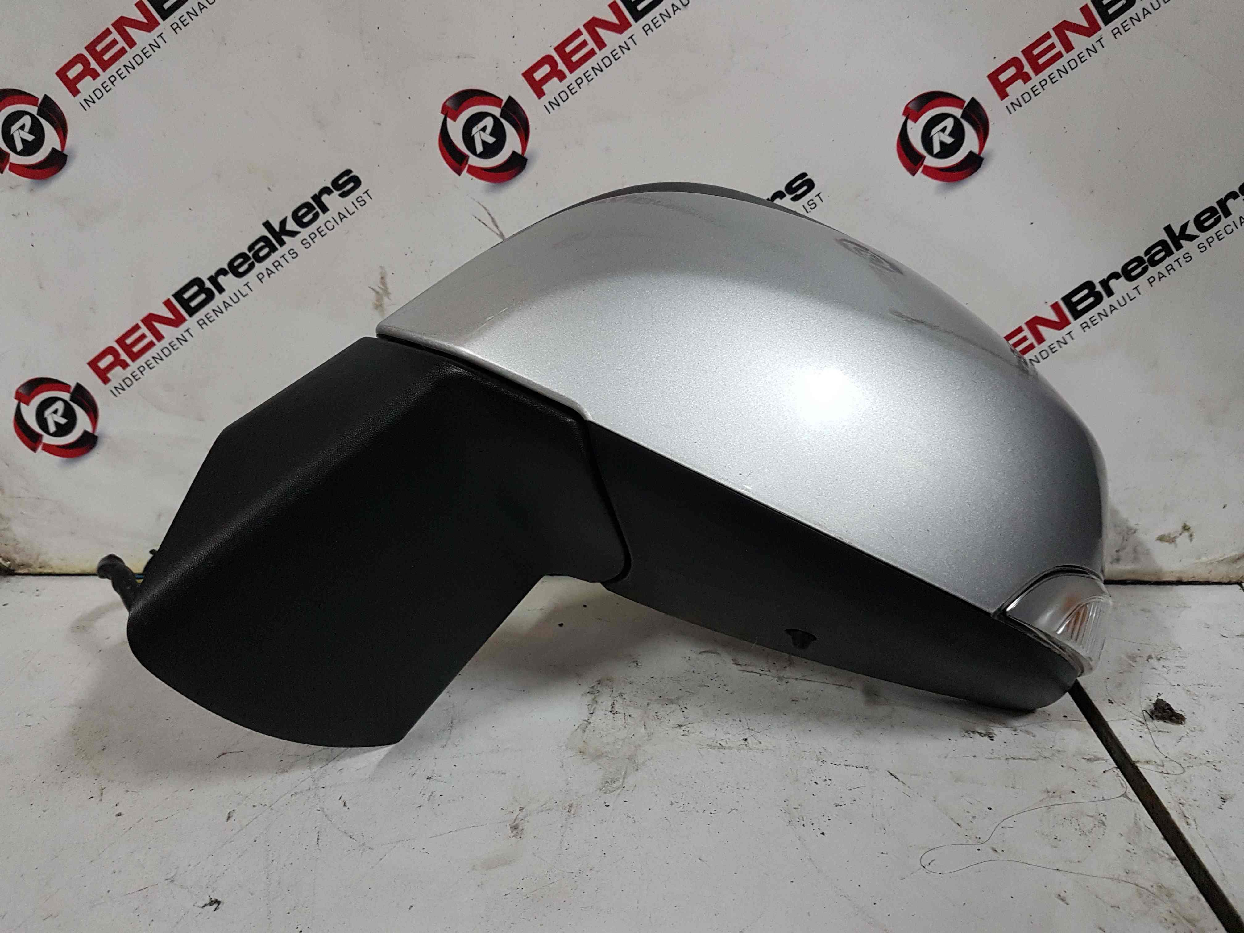 Renault Grand Scenic MK3 2013-2016 Passenger Ns Wing Mirror Silver Ted69