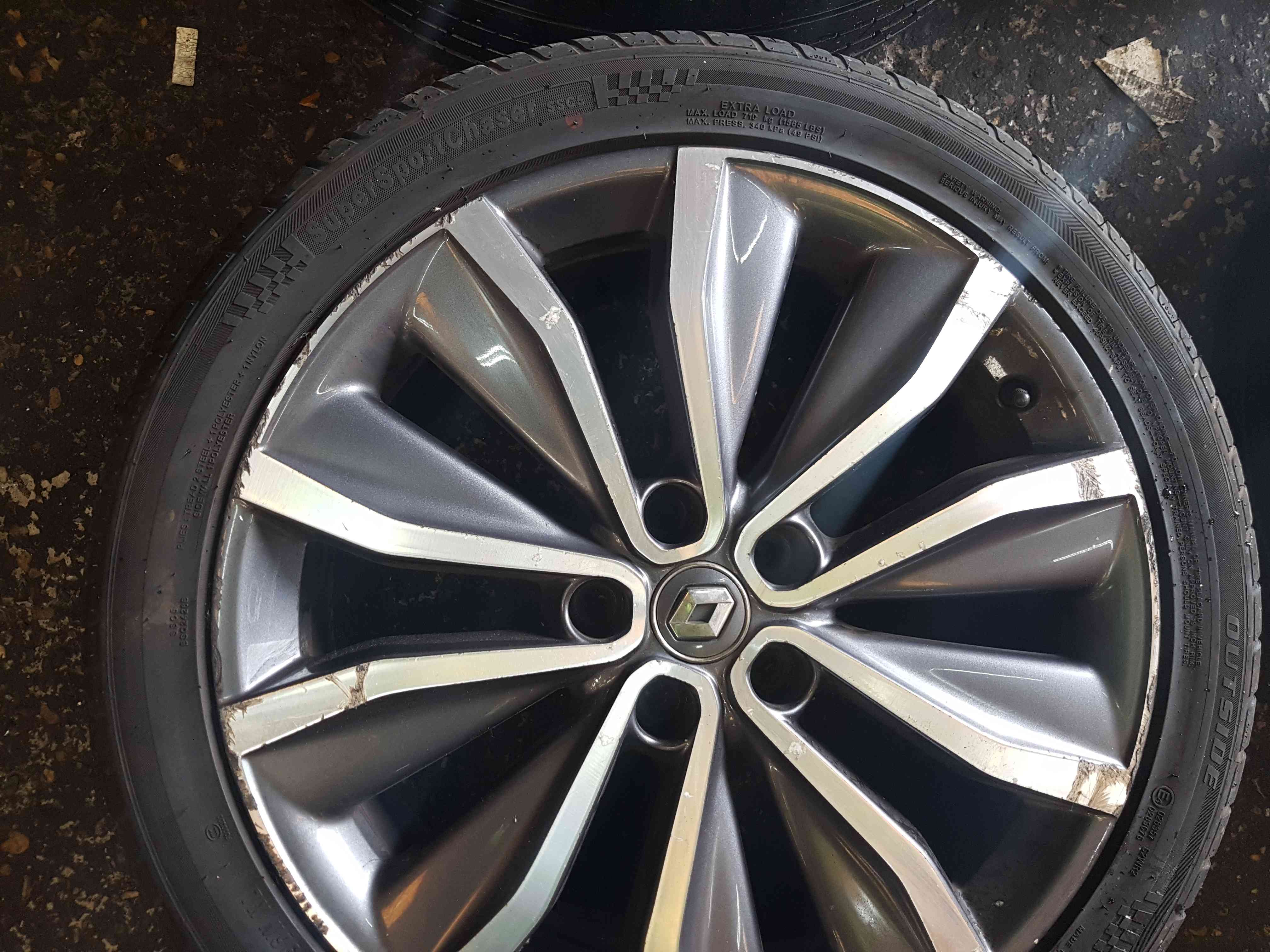 Thumb 3 Renault Kadjar 2015-2018 Alloy Wheel 19inch 225 45 19 403009098R 3/5