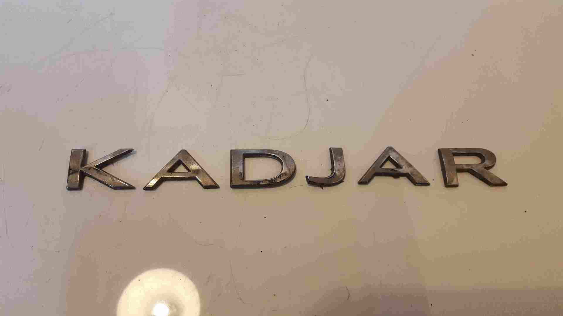Renault Kadjar 2015-2018 Boot Letters