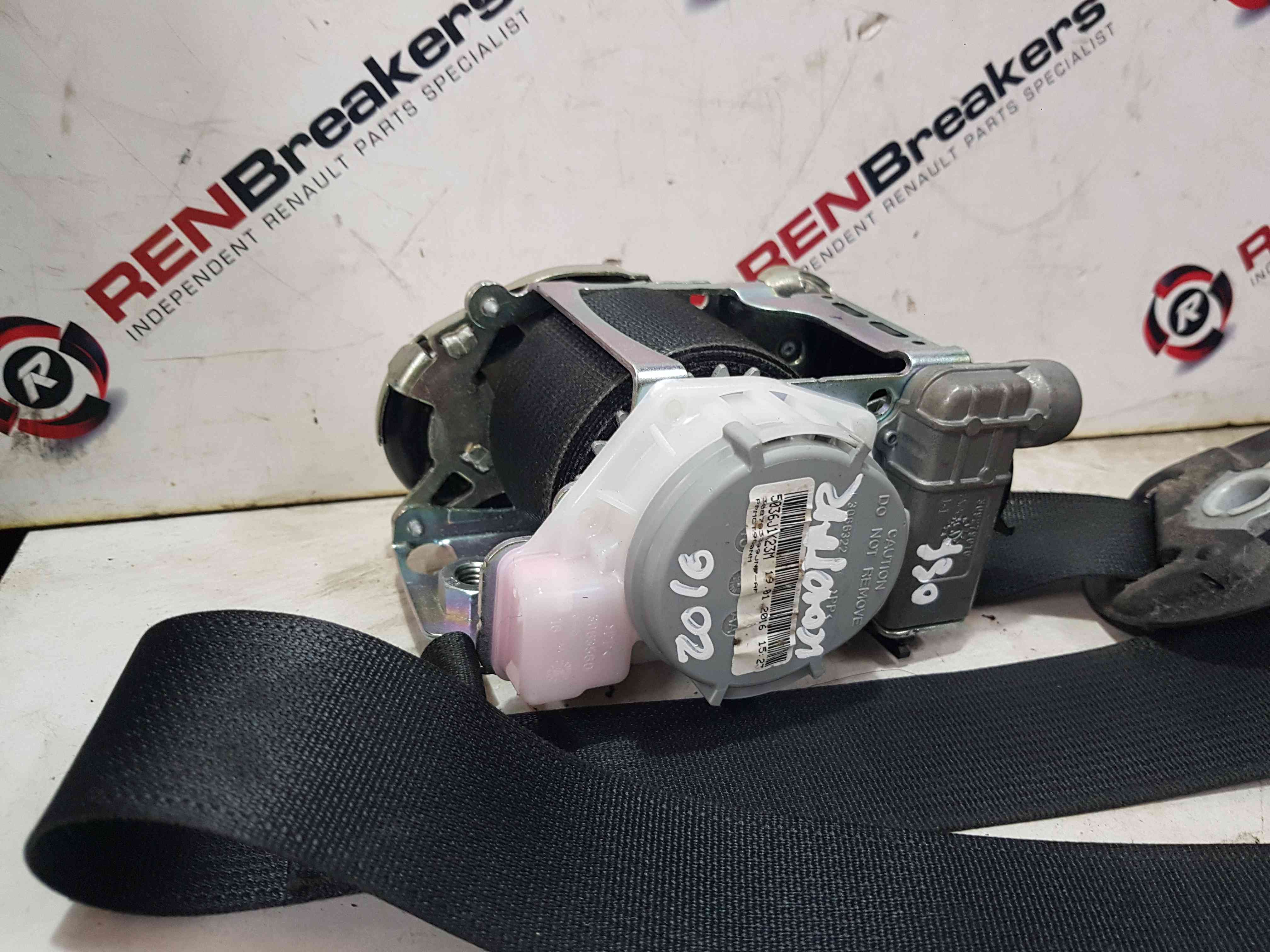 Thumb 8 Renault Kadjar 2015-2018 Driver OSF Front Seat Belt PRE Tensioner