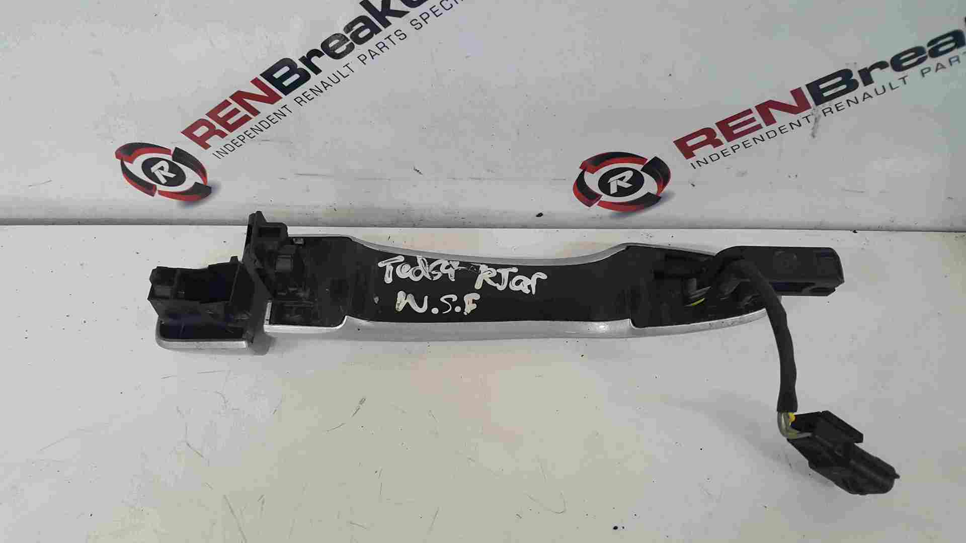 Thumb 2 Renault Kadjar 2015-2018 Passenger NSF Front Exterior Handle Silver TED69