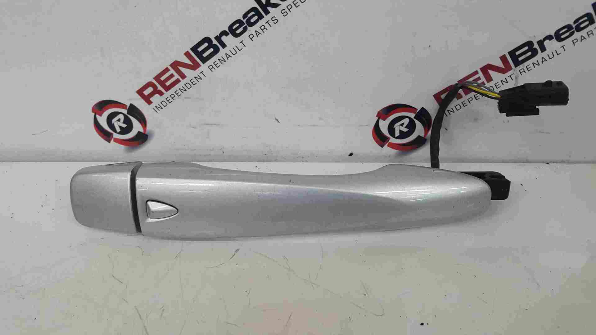 Renault Kadjar 2015-2018 Passenger NSF Front Exterior Handle Silver TED69