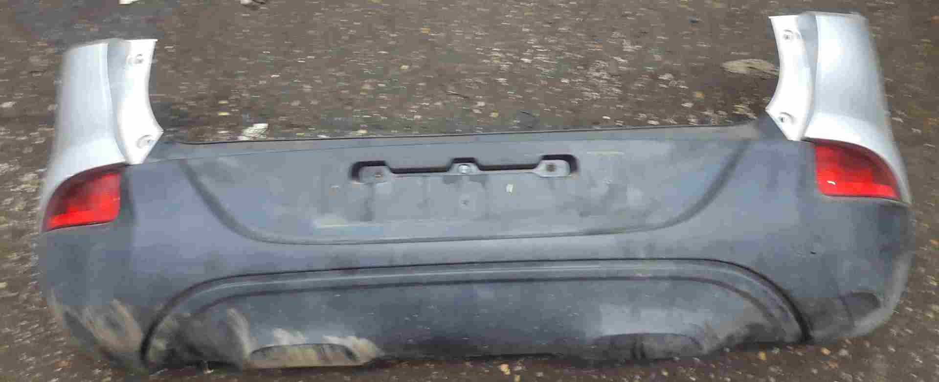Renault Kadjar 2015-2018 Rear Bumper Silver TED69