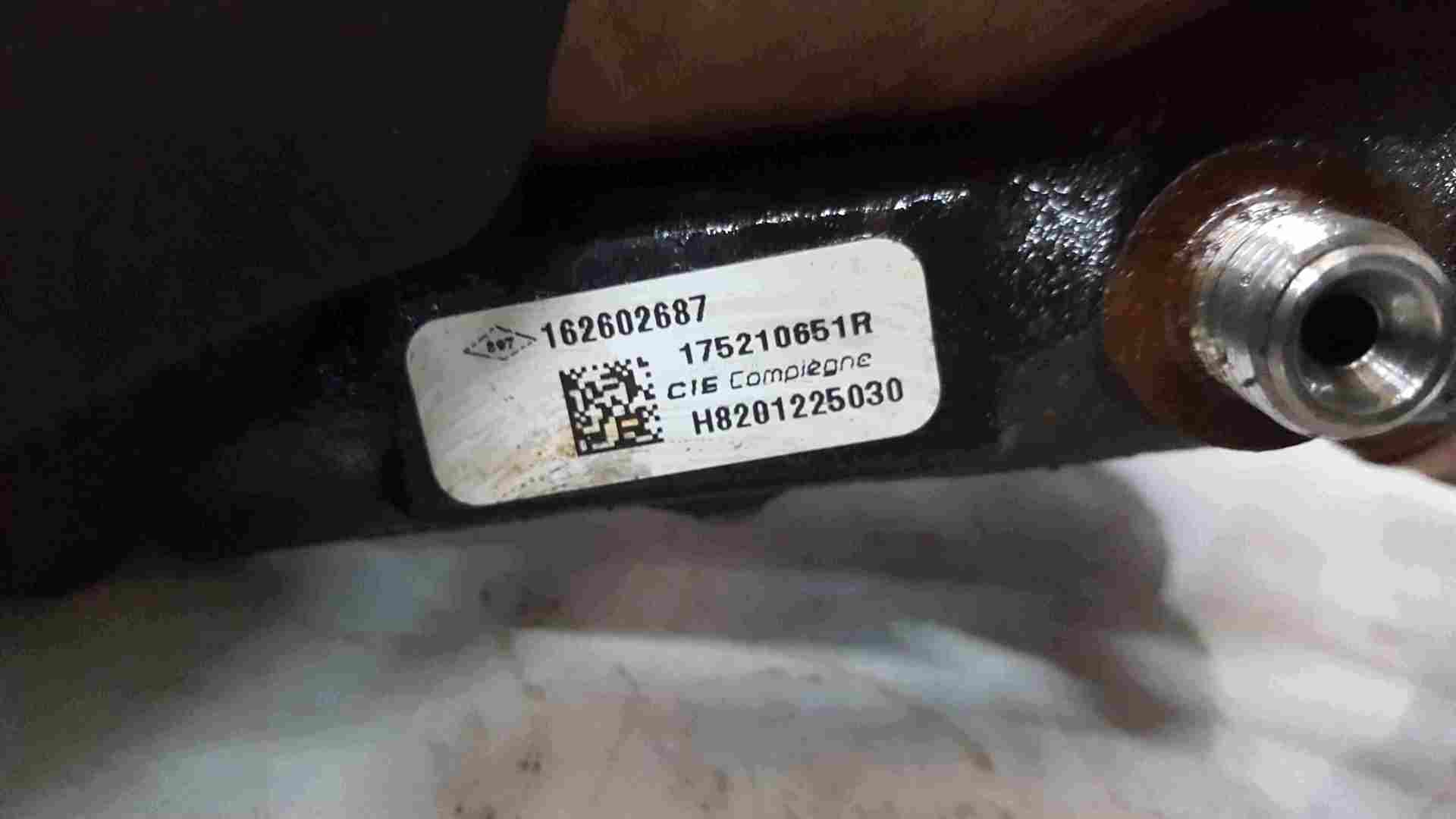 Thumb 3 Renault Kadjar 2015-2021 1.5 DCi Fuel Rail + Sensor 175210651R