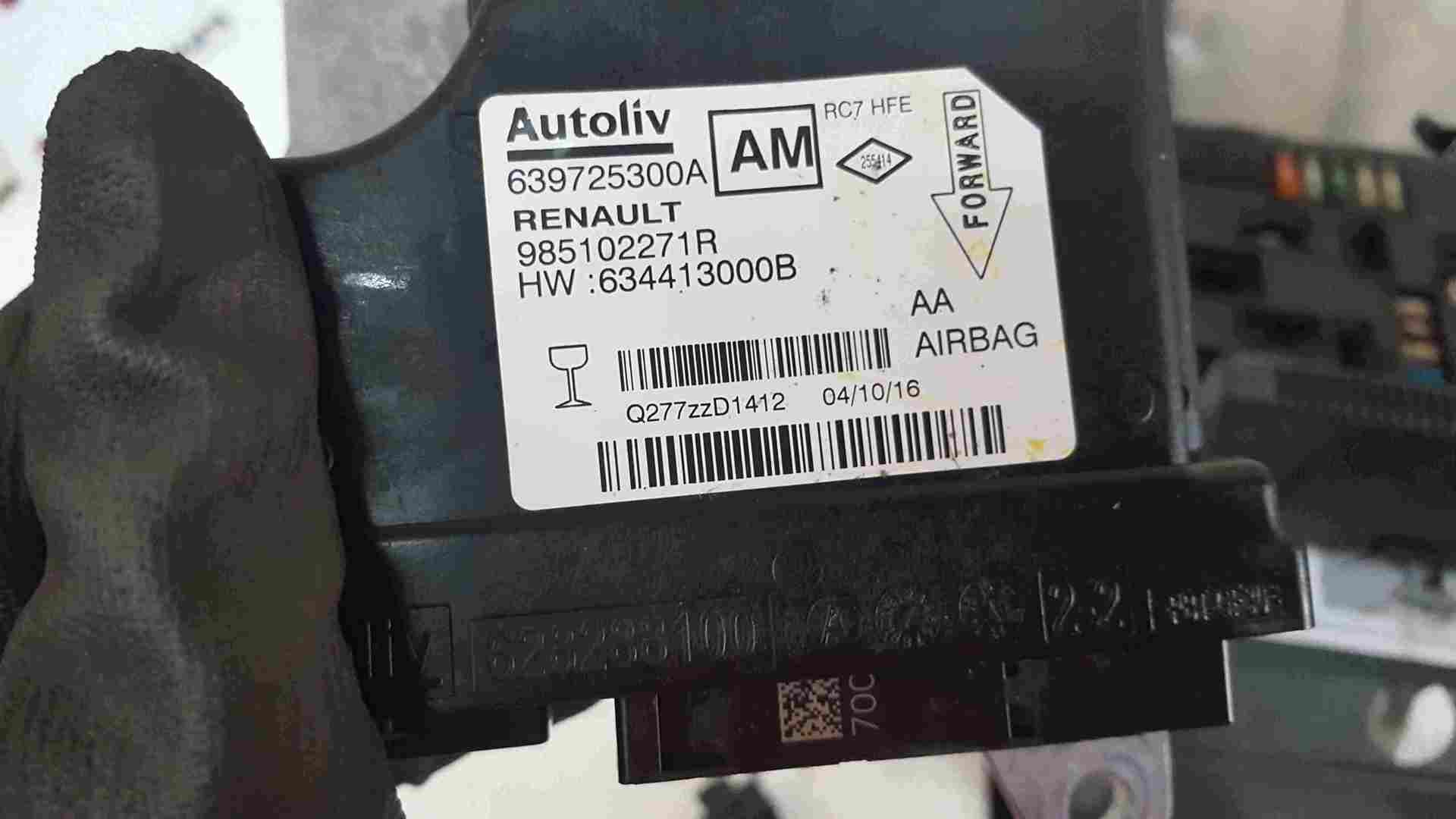 Thumb 2 Renault Kadjar 2015-2021 Airbag Module Computer 639725300A