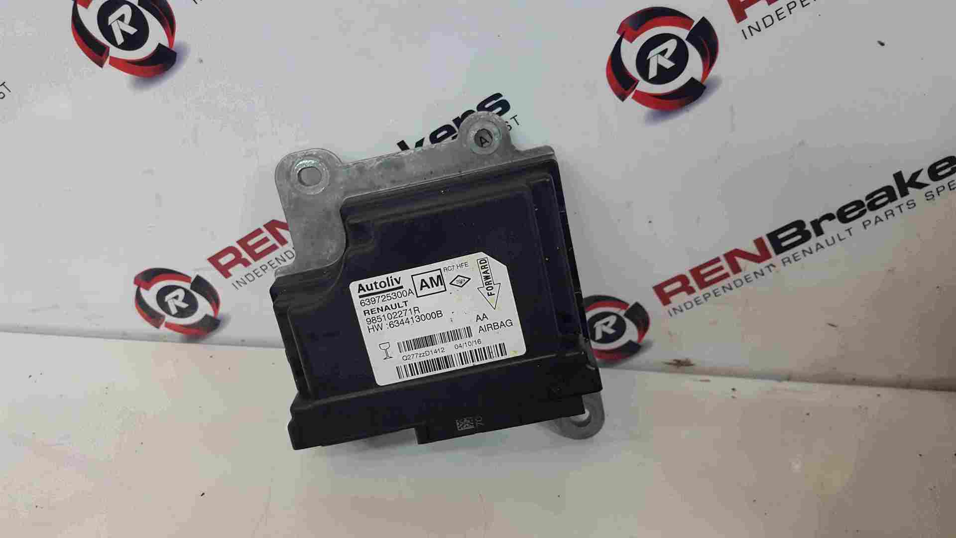 Renault Kadjar 2015-2021 Airbag Module Computer 639725300A