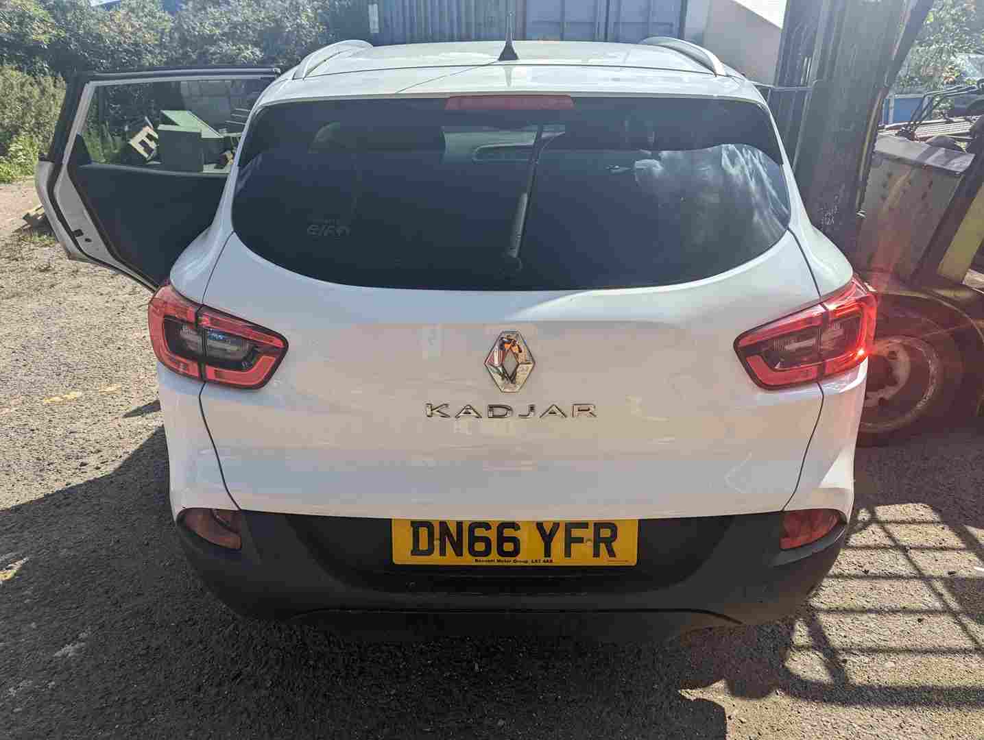 Renault Kadjar 2015-2021 Boot Tailgate White Ov369