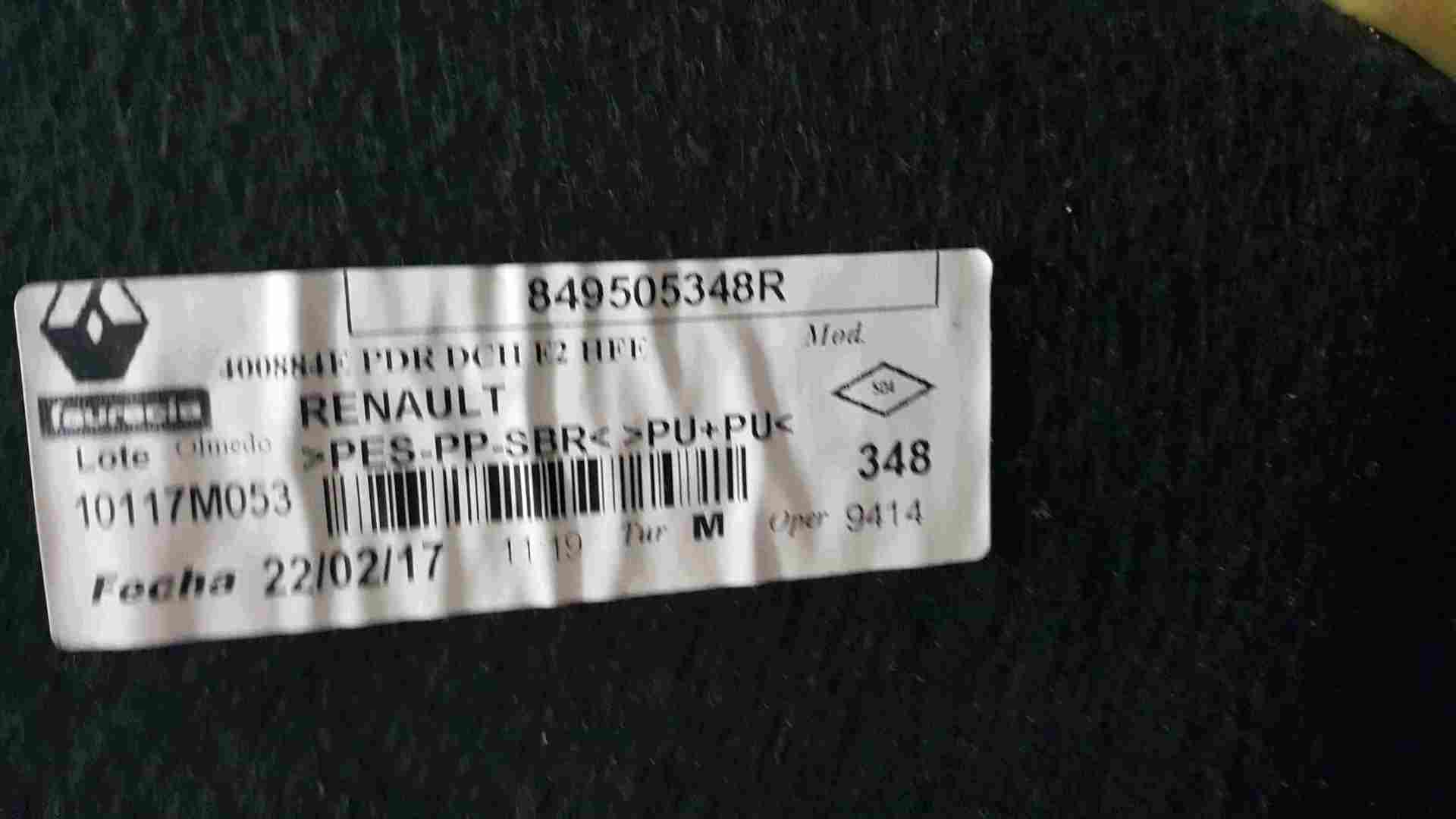 Thumb 2 Renault Kadjar 2015-2021 Drivers OSR Rear Boot Carpet 849505348R