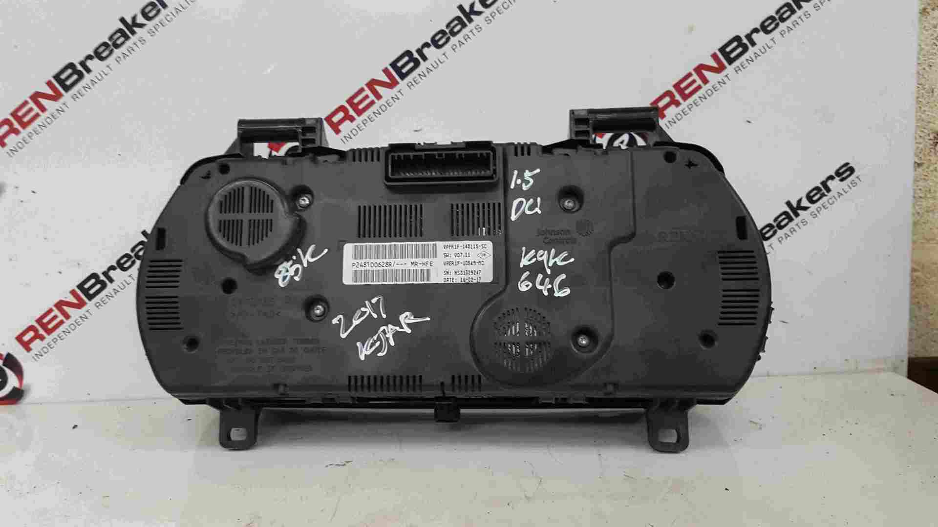 Thumb 2 Renault Kadjar 2015-2021 Instrument Panel Dials Speedo Clocks 85K 248100628R