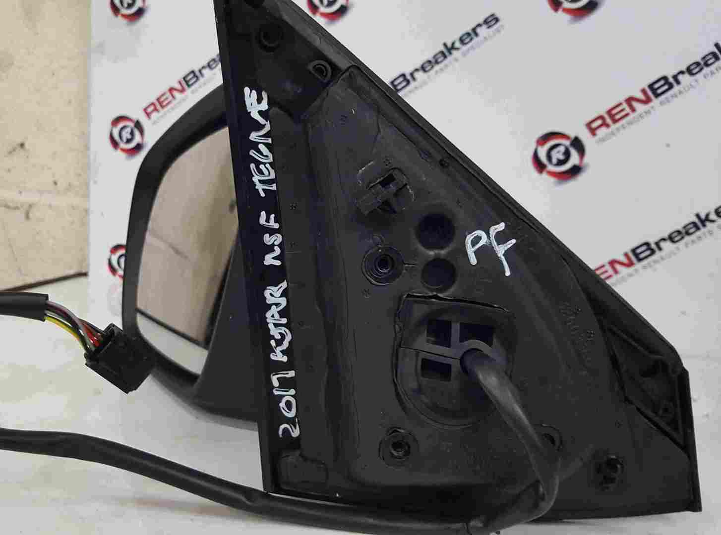Thumb 4 Renault Kadjar 2015-2021 Passenger NS Wing Mirror Black TEGNE P Folding