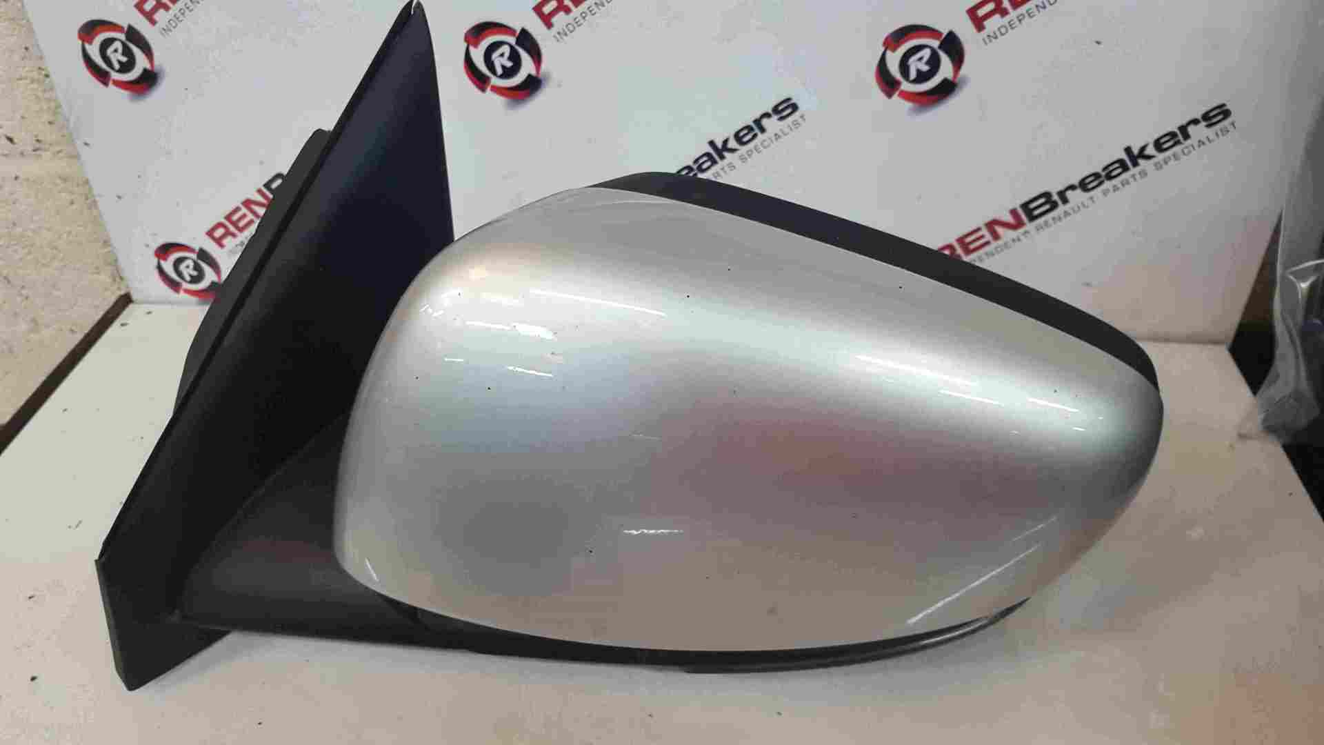 Thumb 3 Renault Kadjar 2015-2021 Passenger NS Wing Mirror Silver TED69 P Folding
