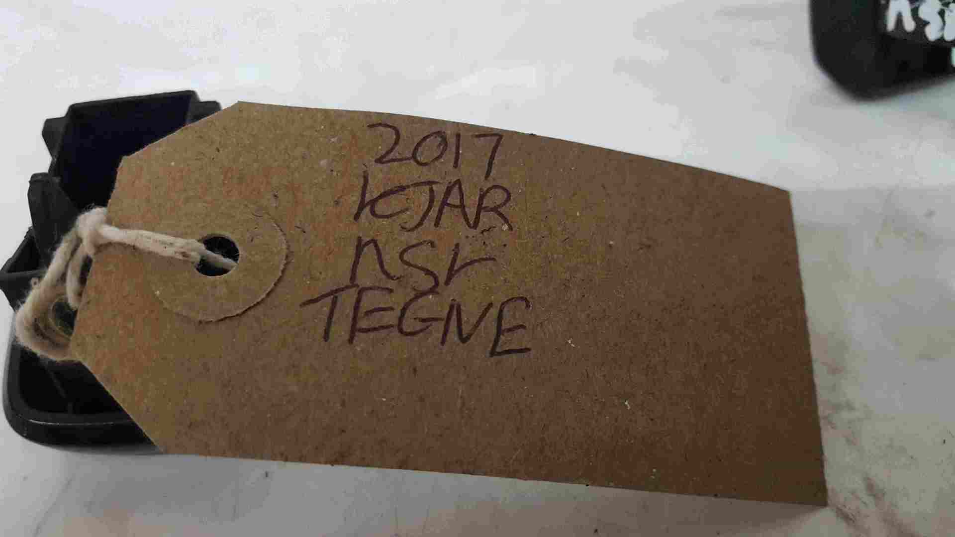 Thumb 2 Renault Kadjar 2015-2021 Passenger NSR Rear Outer Door Handle Black TEGNE