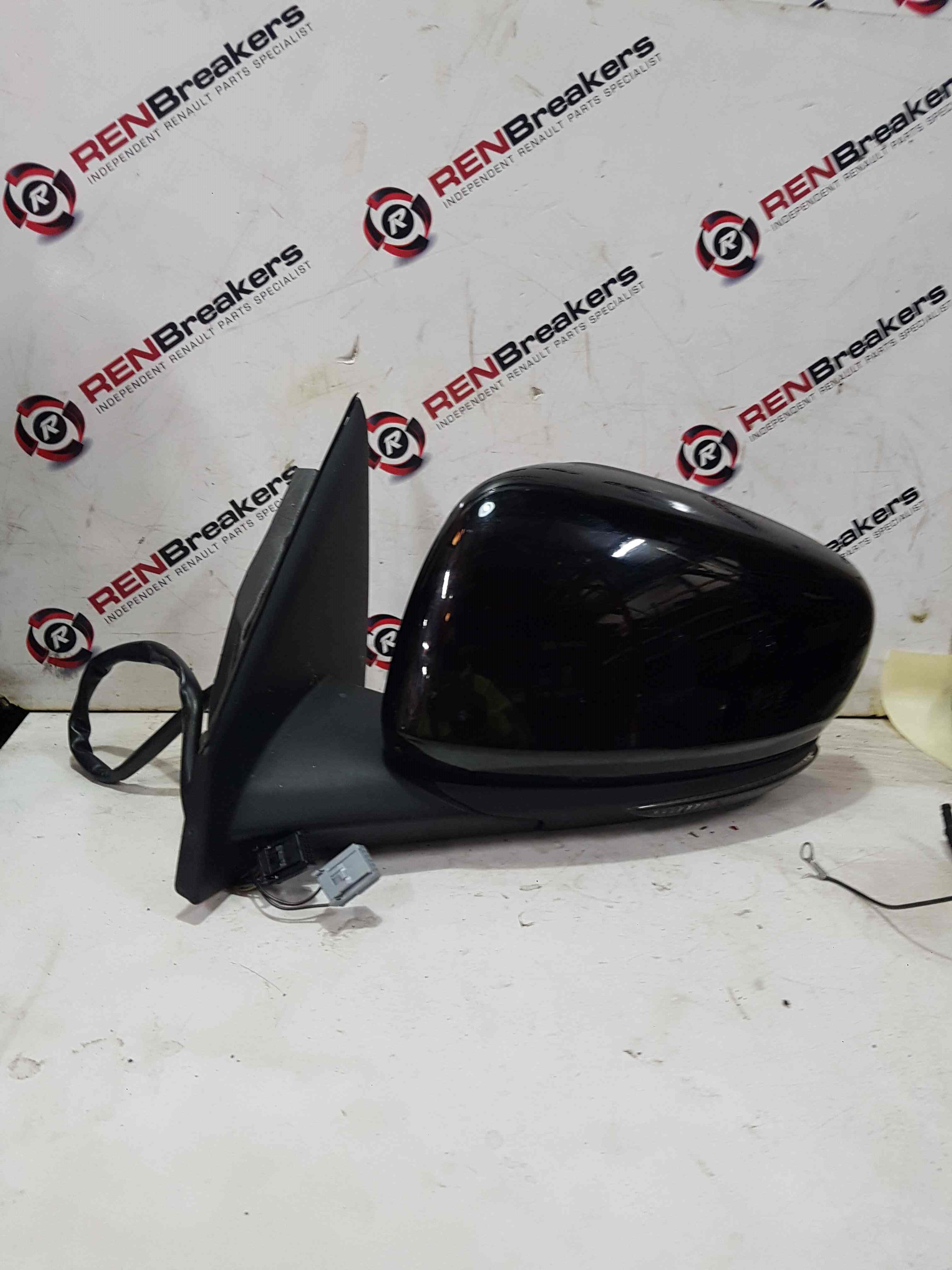 Thumb 2 Renault Kadjar 2015-2021 Passenger Ns Wing Mirror Black Folding Blind Spot