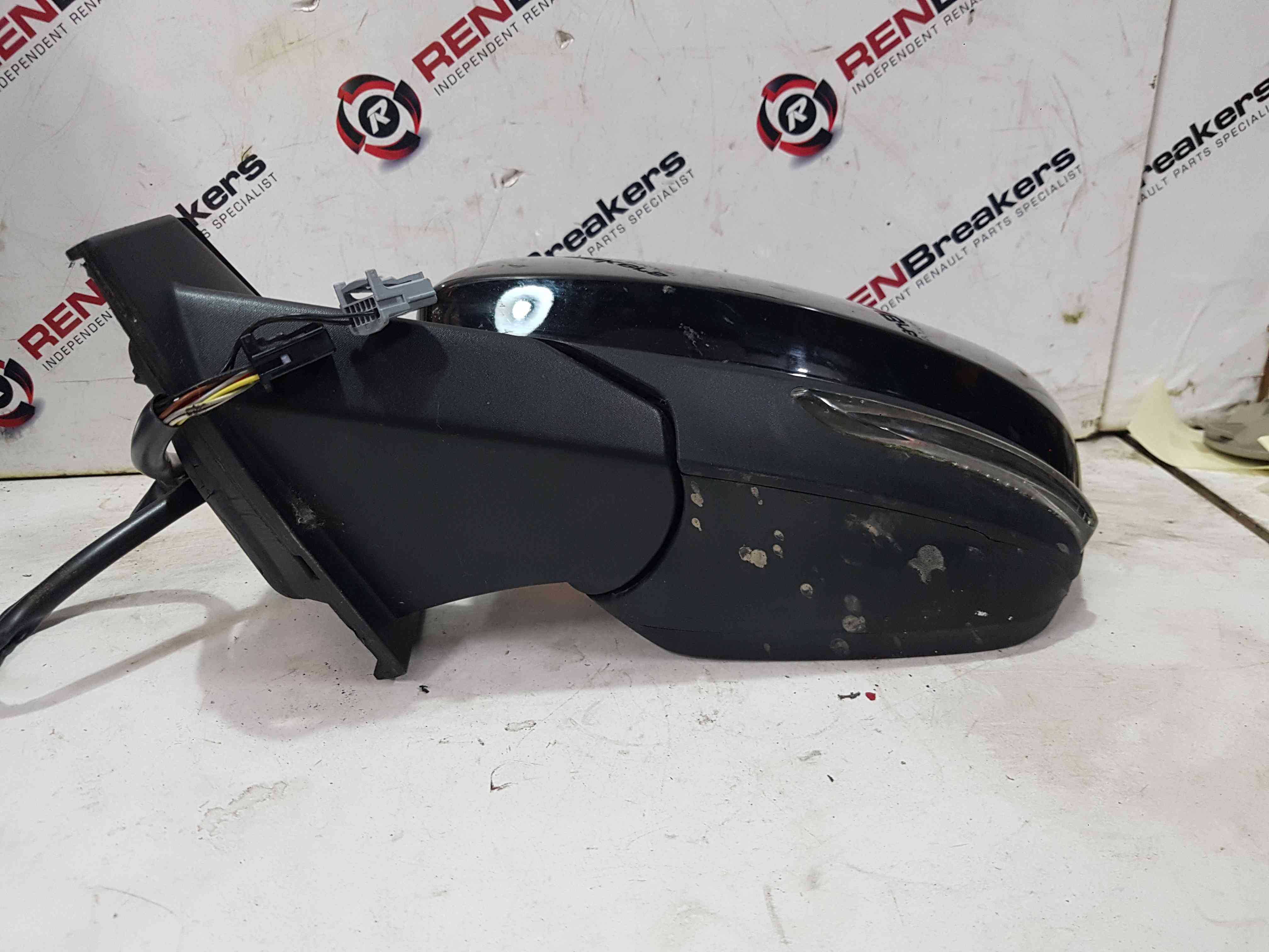Thumb 5 Renault Kadjar 2015-2021 Passenger Ns Wing Mirror Black Folding Blind Spot