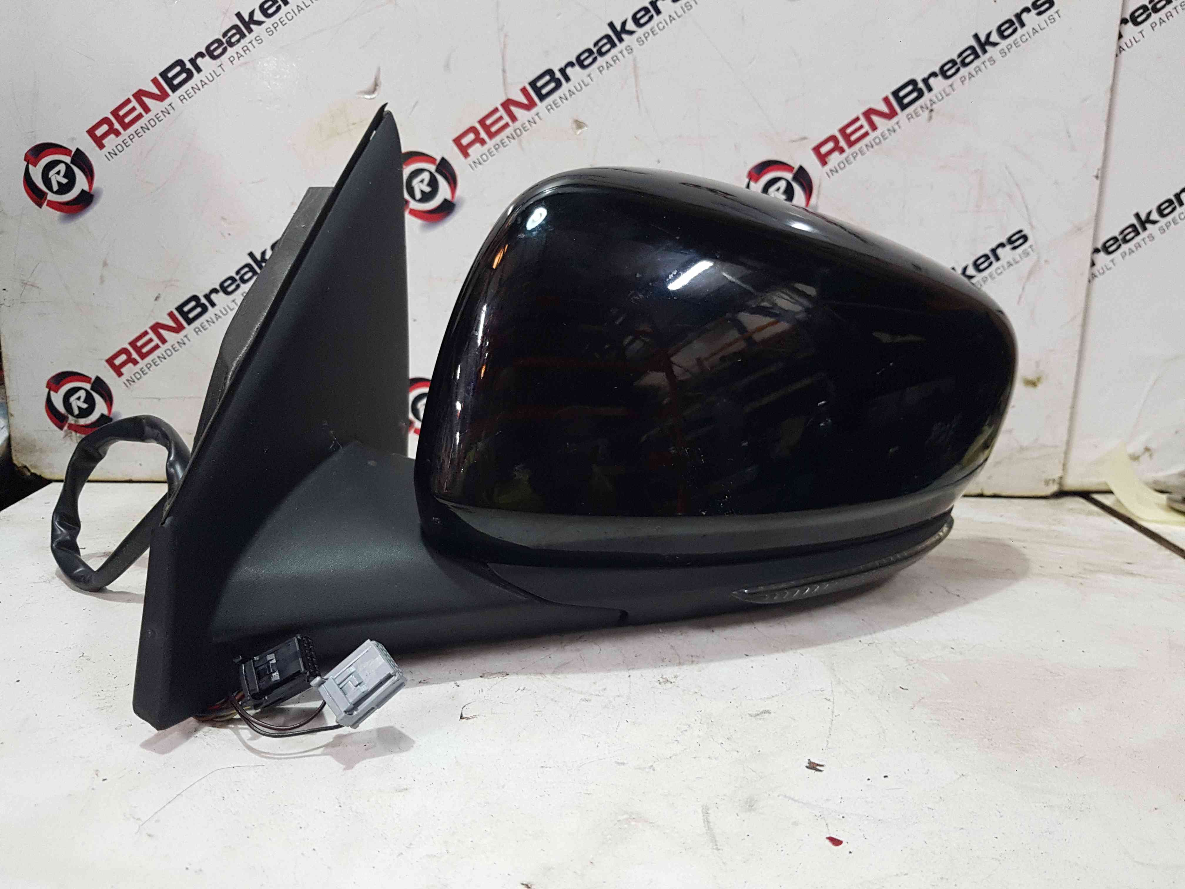 Thumb 7 Renault Kadjar 2015-2021 Passenger Ns Wing Mirror Black Folding Blind Spot