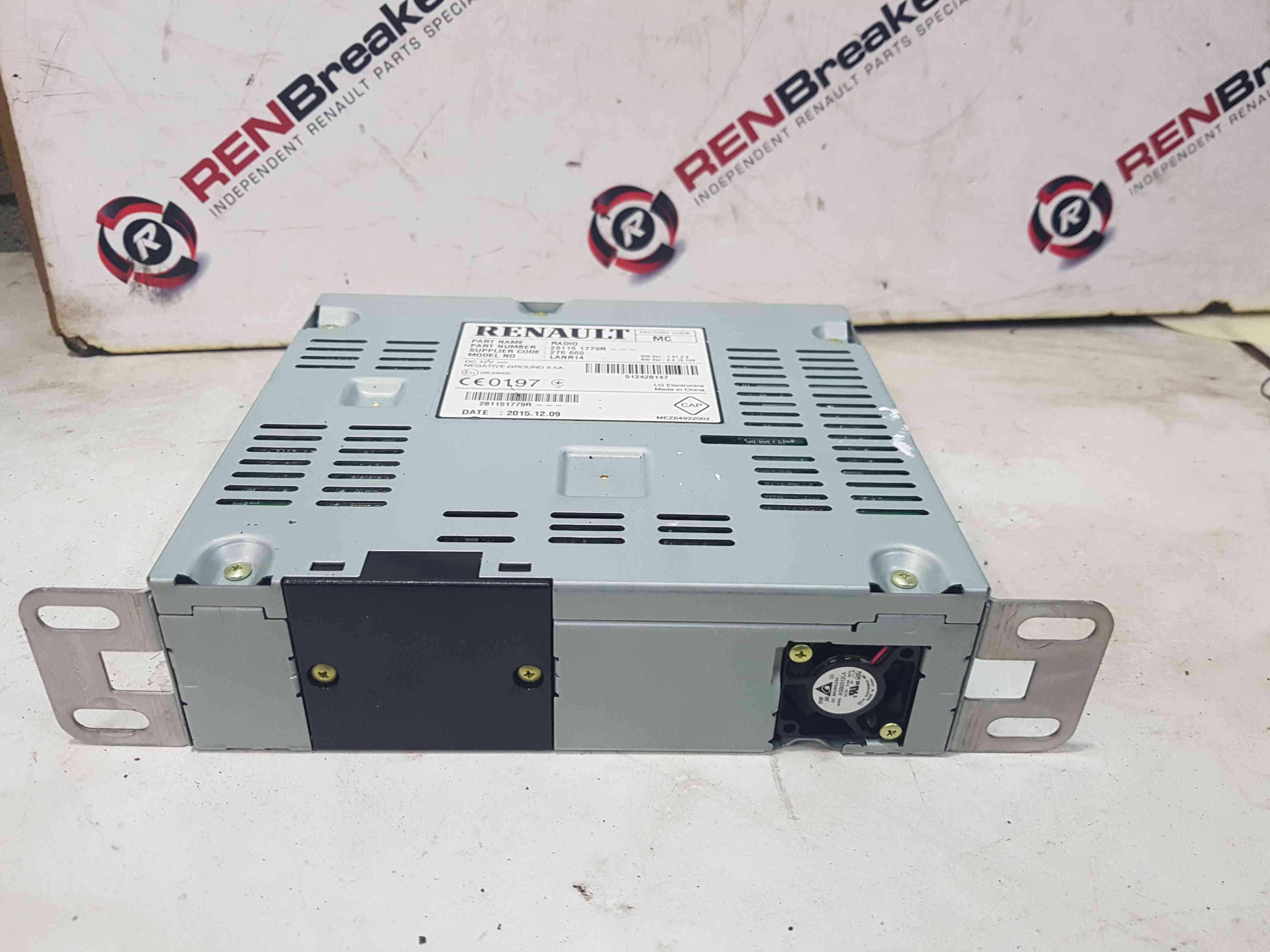 Renault Kadjar 2015-2021 SAT Nav Multimedia Media Module Head Unit 281151779R