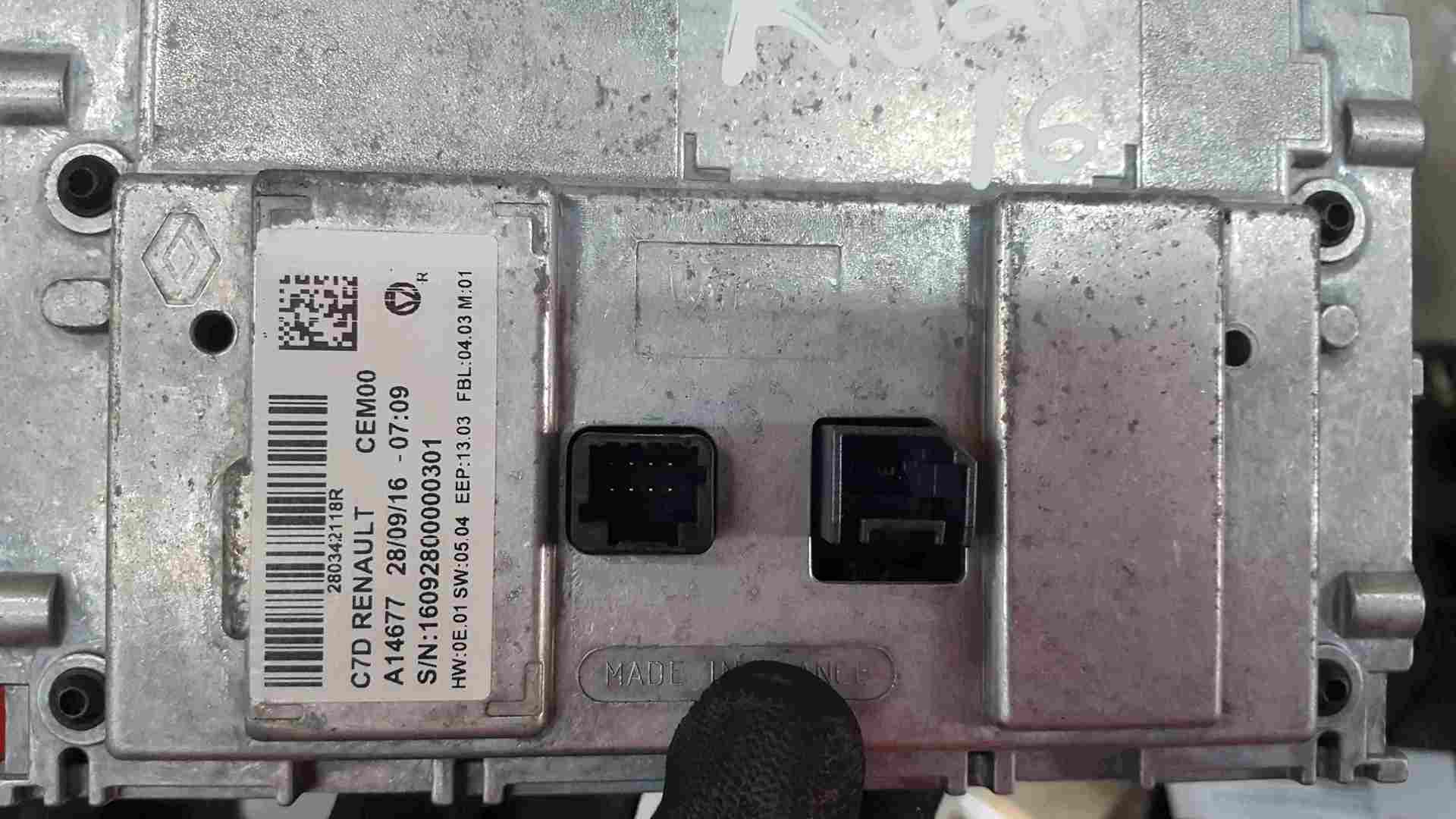 Thumb 2 Renault Kadjar 2015-2021 Sat Nav Navigation Screen Display 280342118R