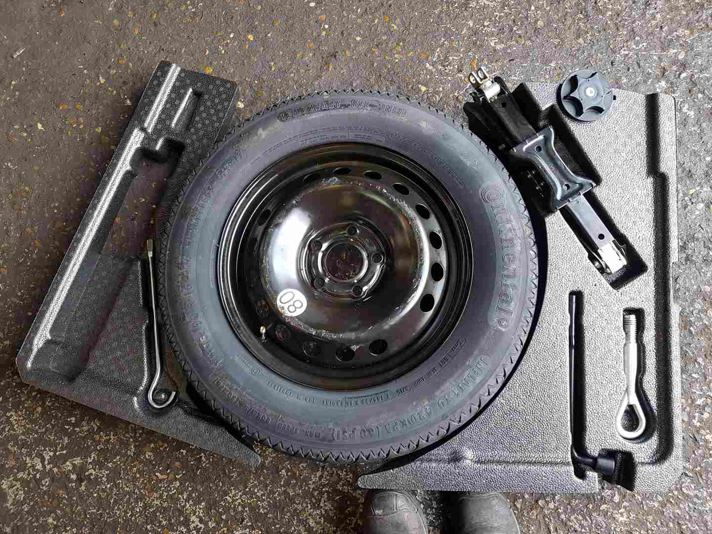 Renault Kadjar 2015-2021 Space Spare Wheel Jack SET Complete KIT 145 90 16 5/5